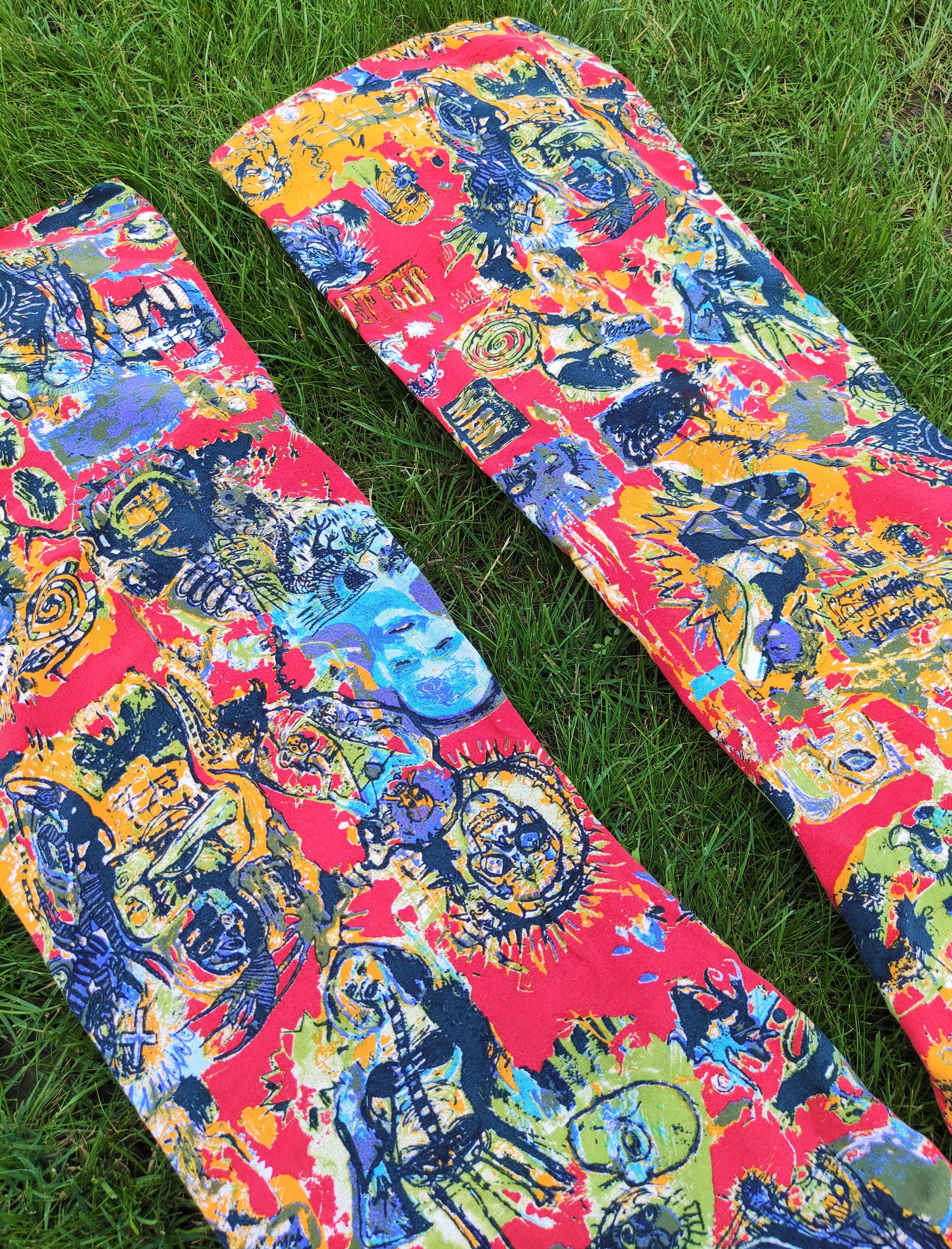 Jean Paul Gaultier Jean Paul Gaultier Phantom Dragon Tattoo Pants Trousers Size 25" / US 0 / IT 36 - 15 Thumbnail
