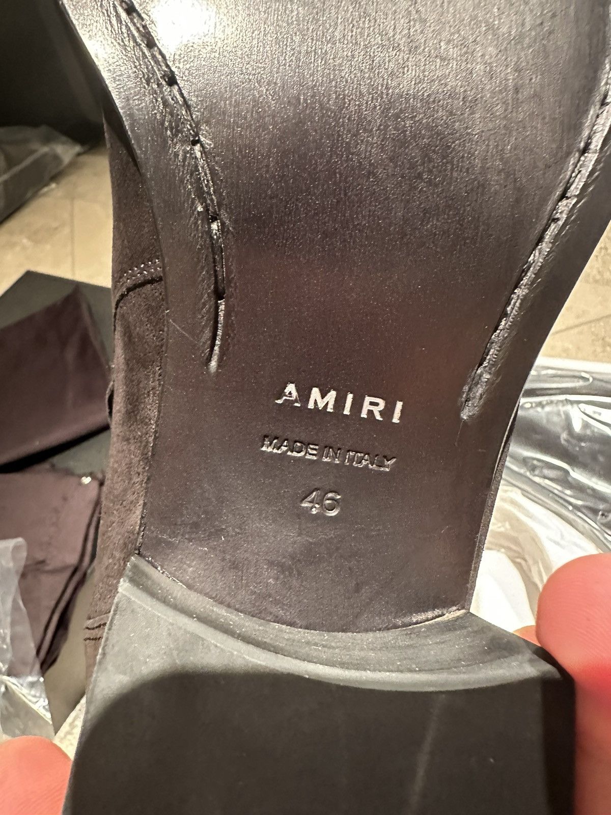 Amiri $1.6k 🤑 Amiri black suede conch jodhpur boots black suede Size US 13 / EU 46 - 8 Thumbnail
