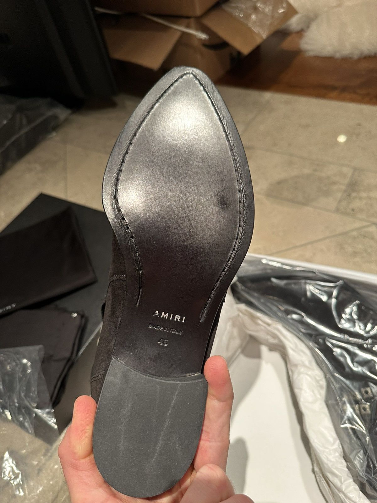 Amiri $1.6k 🤑 Amiri black suede conch jodhpur boots black suede Size US 13 / EU 46 - 9 Thumbnail