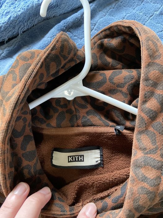 Kith FW17 Kith Monday Program Cheetah Classic Box Logo Hoodie