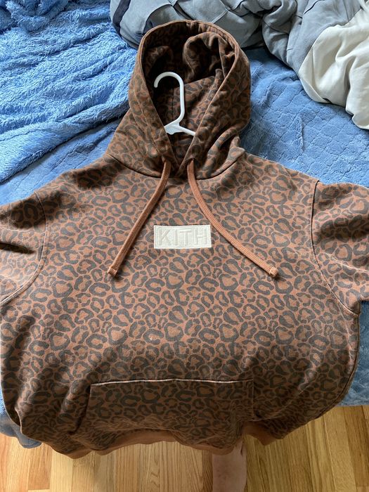 Kith FW17 Kith Monday Program Cheetah Classic Box Logo Hoodie