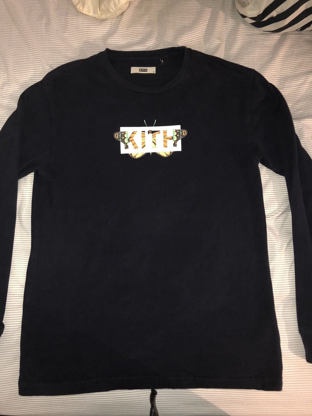 Kith Kith "Monarch" Butterfly Box Logo L/S Tee Size US M / EU 48-50 / 2 - 2 Thumbnail