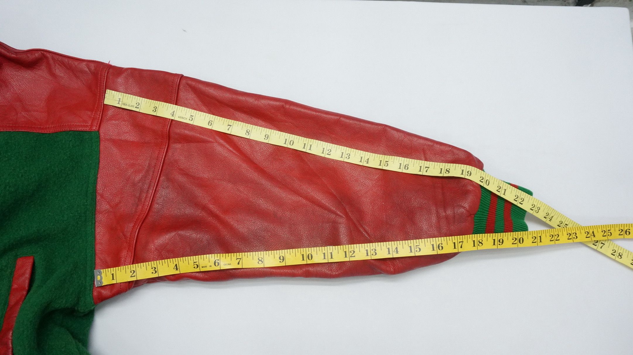 Vintage 🔥Vintage🔥 KEARNEY HOUSE Leather Sleeve Varsity Jacket Size US M / EU 48-50 / 2 - 21 Thumbnail