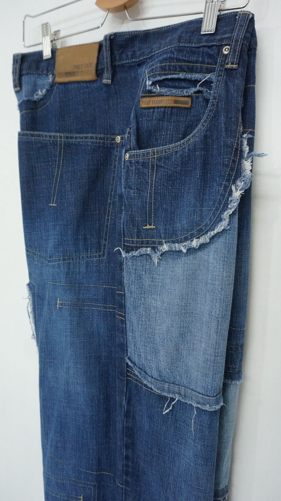 Vintage Dope Vintage 🔥 Baggy Patchwork Jeans Size US 36 / EU 52 - 14 Thumbnail
