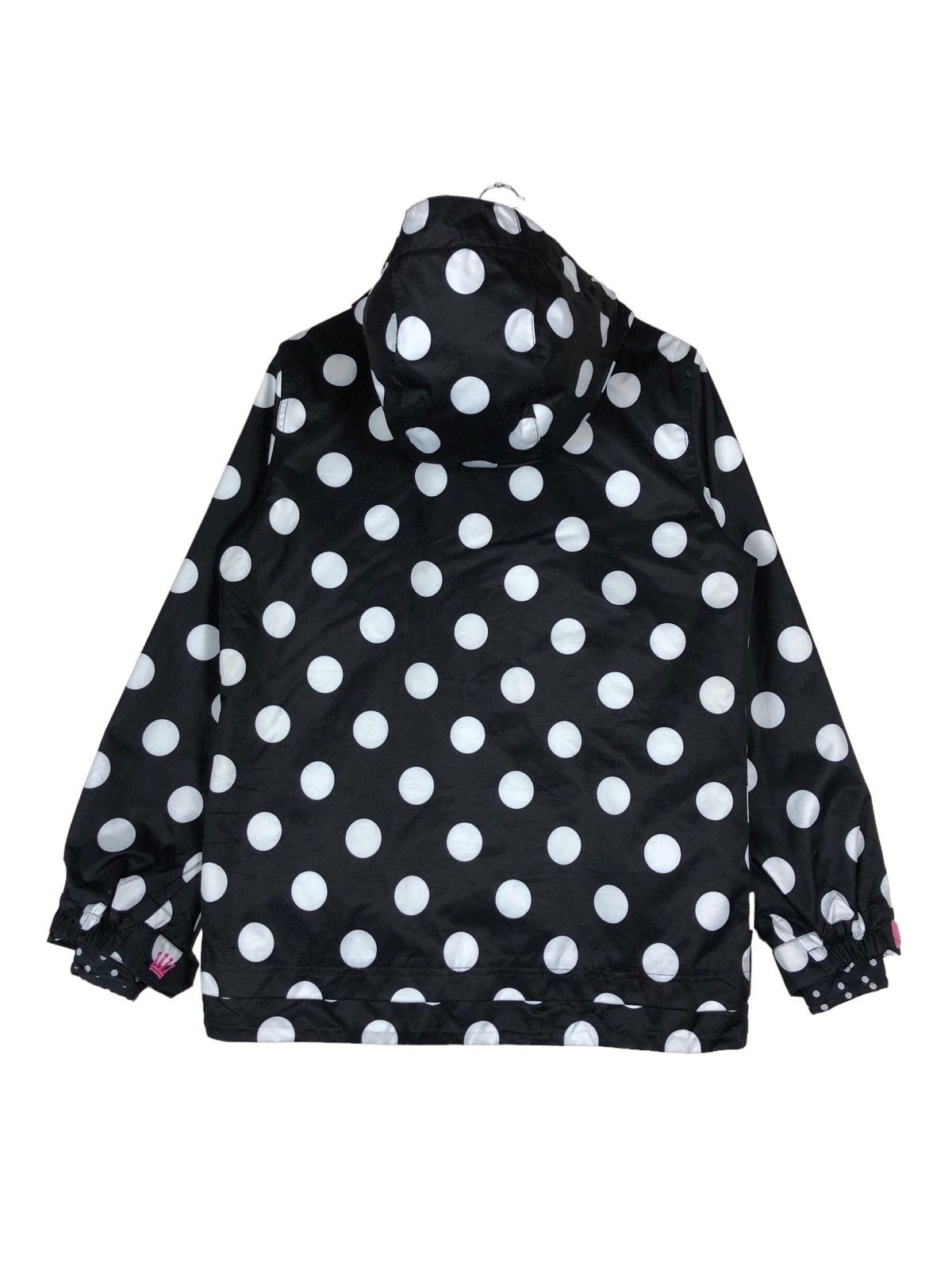 Designer Japanese Brand Gothic Style Polka Dot Hoodie Jacket Size M / US 6-8 / IT 42-44 - 6 Thumbnail