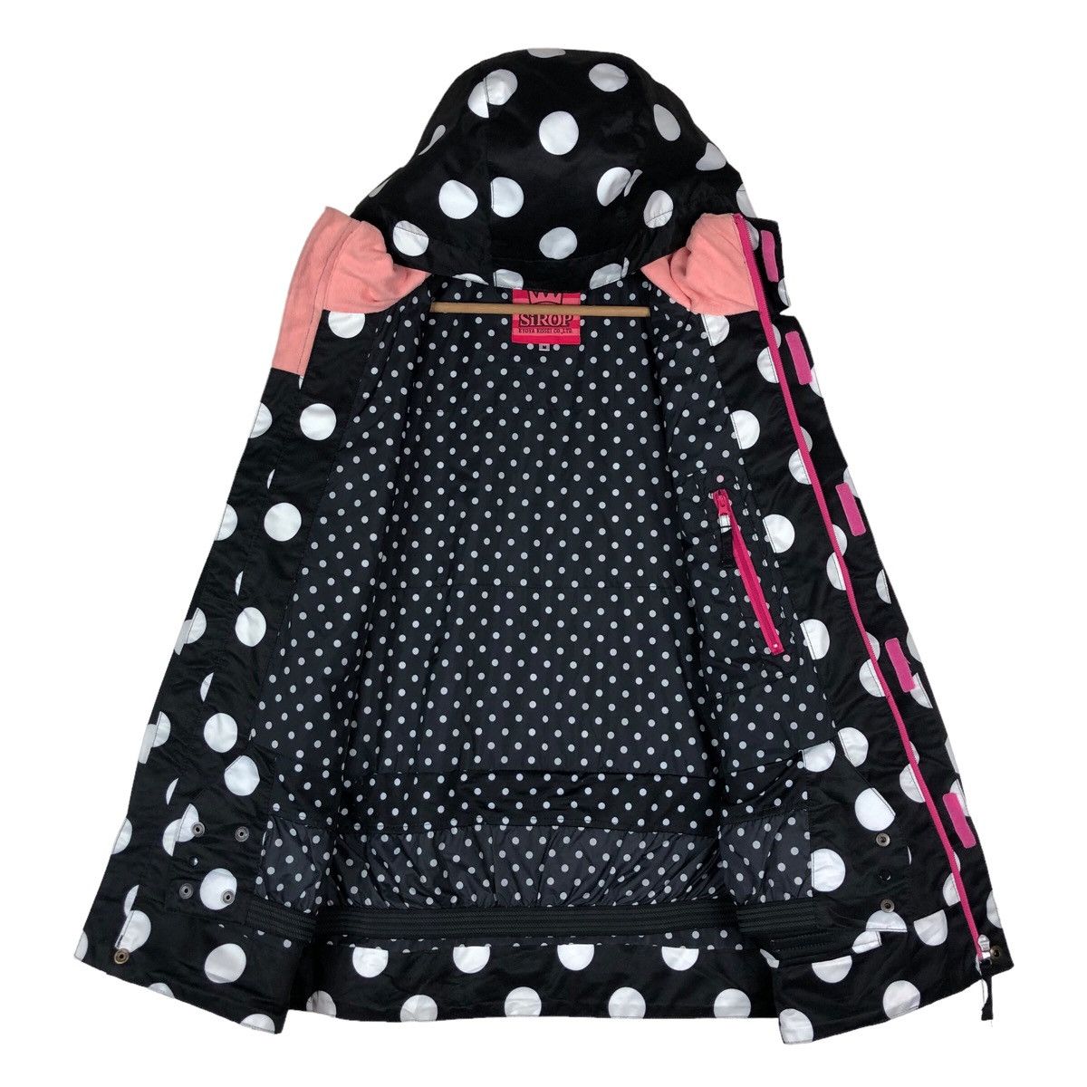 Designer Japanese Brand Gothic Style Polka Dot Hoodie Jacket Size M / US 6-8 / IT 42-44 - 5 Thumbnail