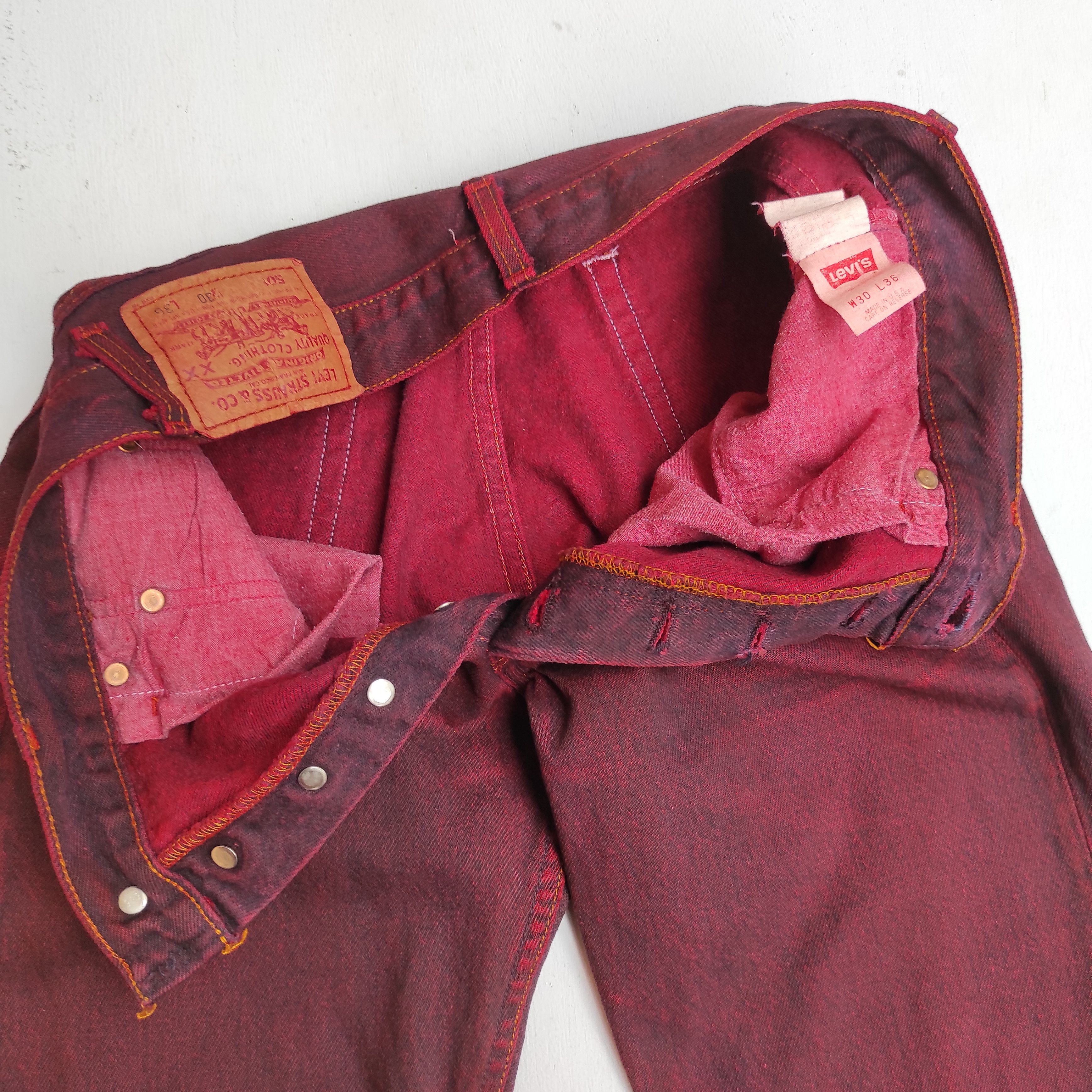 Levi's Vintage Clothing Vintage Levis 501 Denim Jeans made in USA Size US 28 / EU 44 - 9 Thumbnail