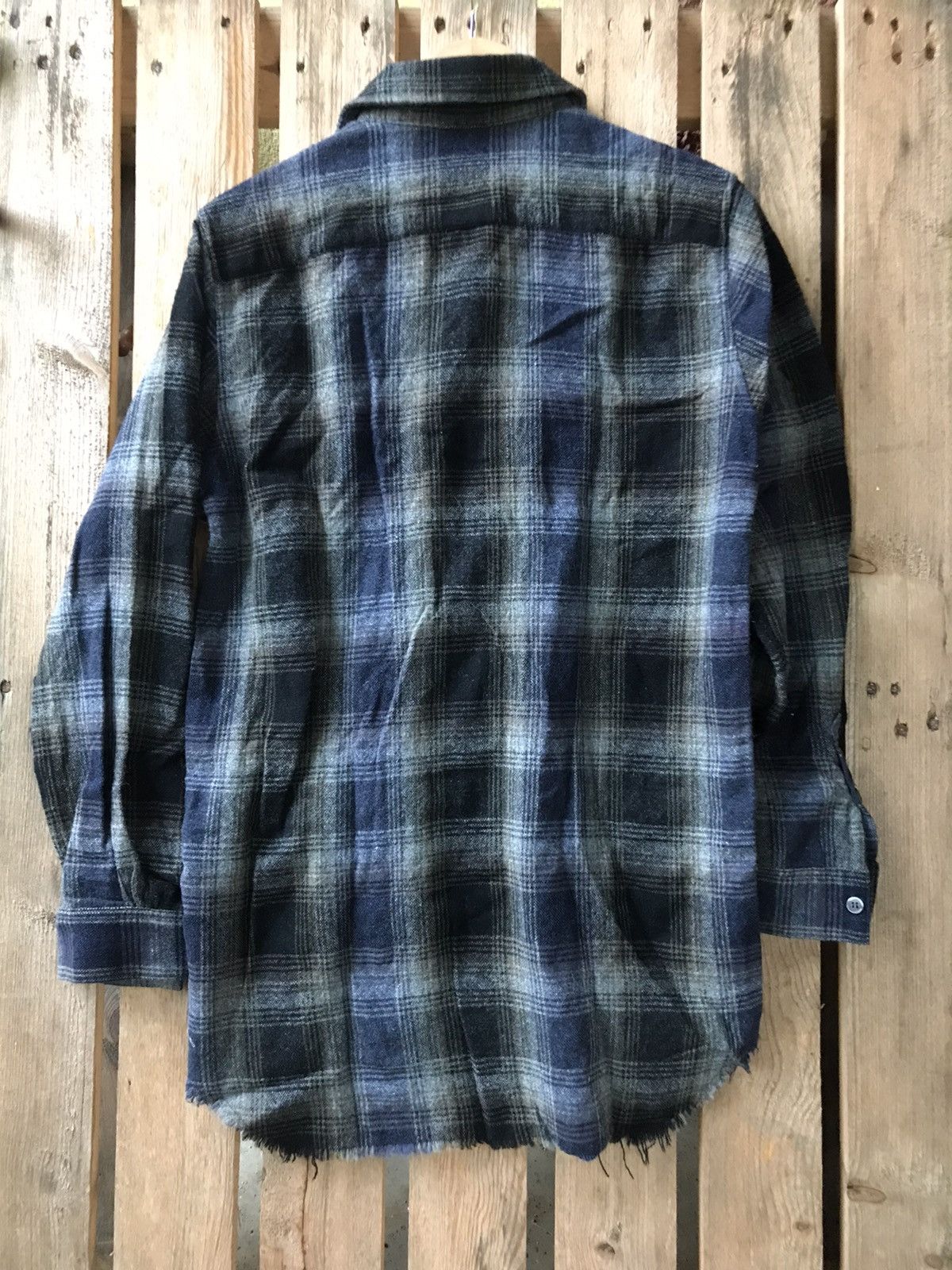 Flannel × Japanese Brand Victim Japan Distressed Grunge Style Flannel Size US M / EU 48-50 / 2 - 2 Thumbnail