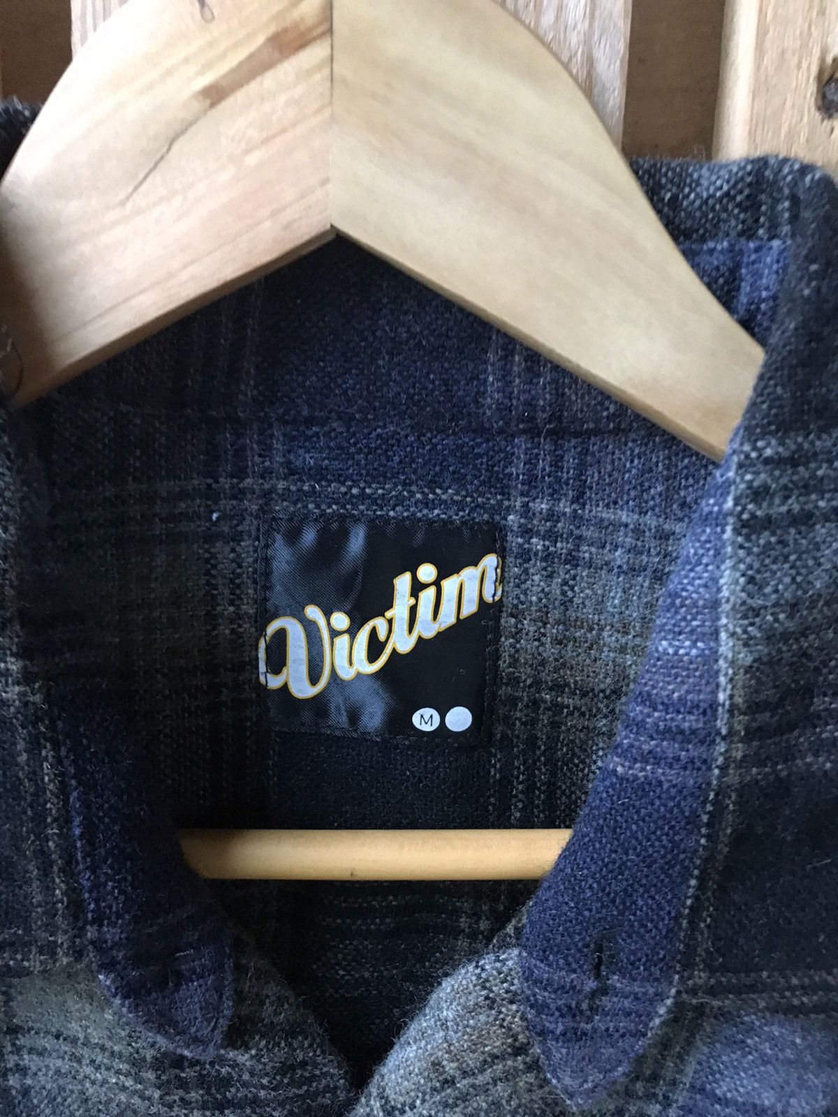 Flannel × Japanese Brand Victim Japan Distressed Grunge Style Flannel Size US M / EU 48-50 / 2 - 6 Thumbnail
