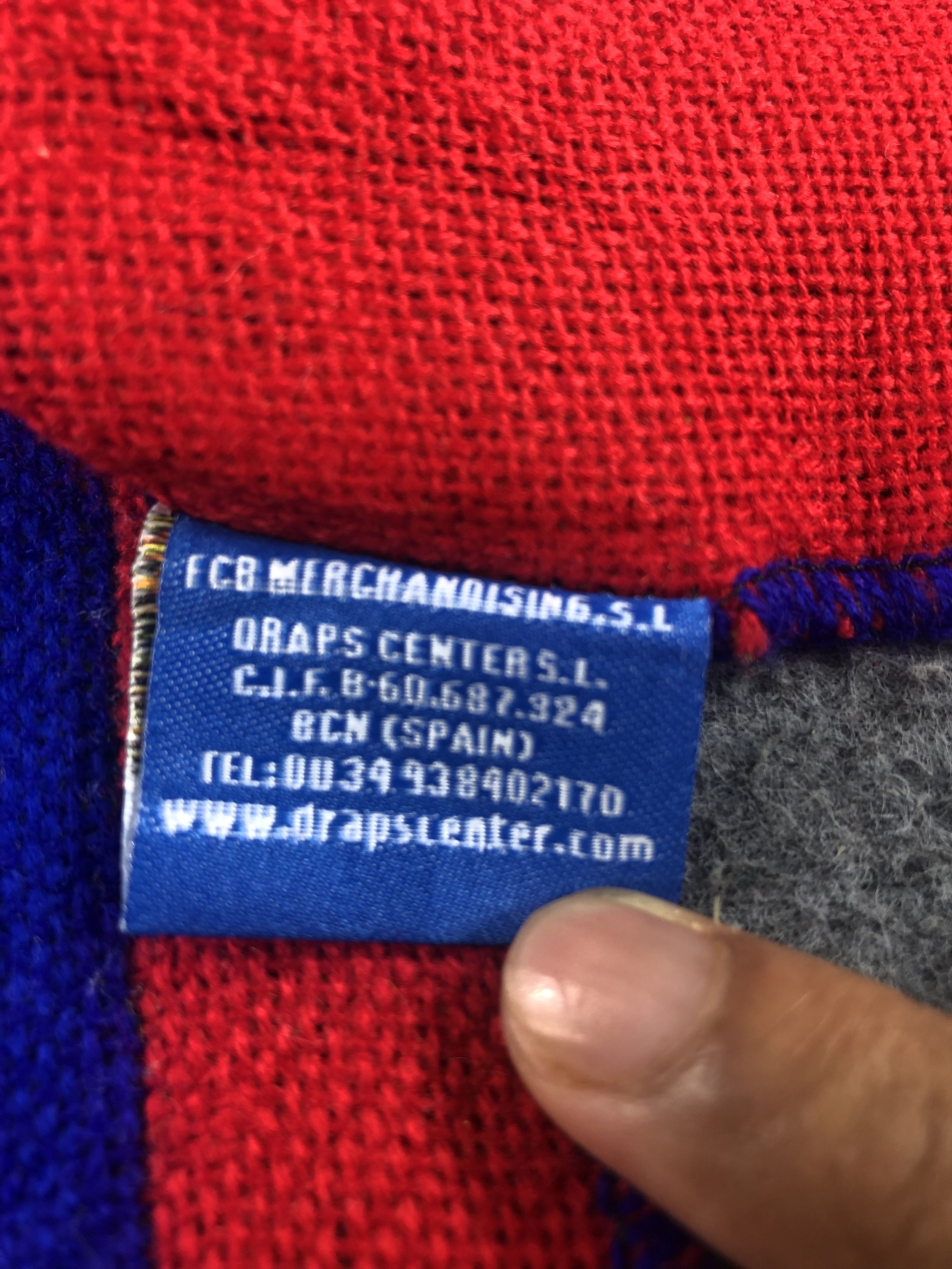 Vintage Barcelona VS Manchester United Scarf / Muffler / Neckwear Size ONE SIZE - 6 Thumbnail