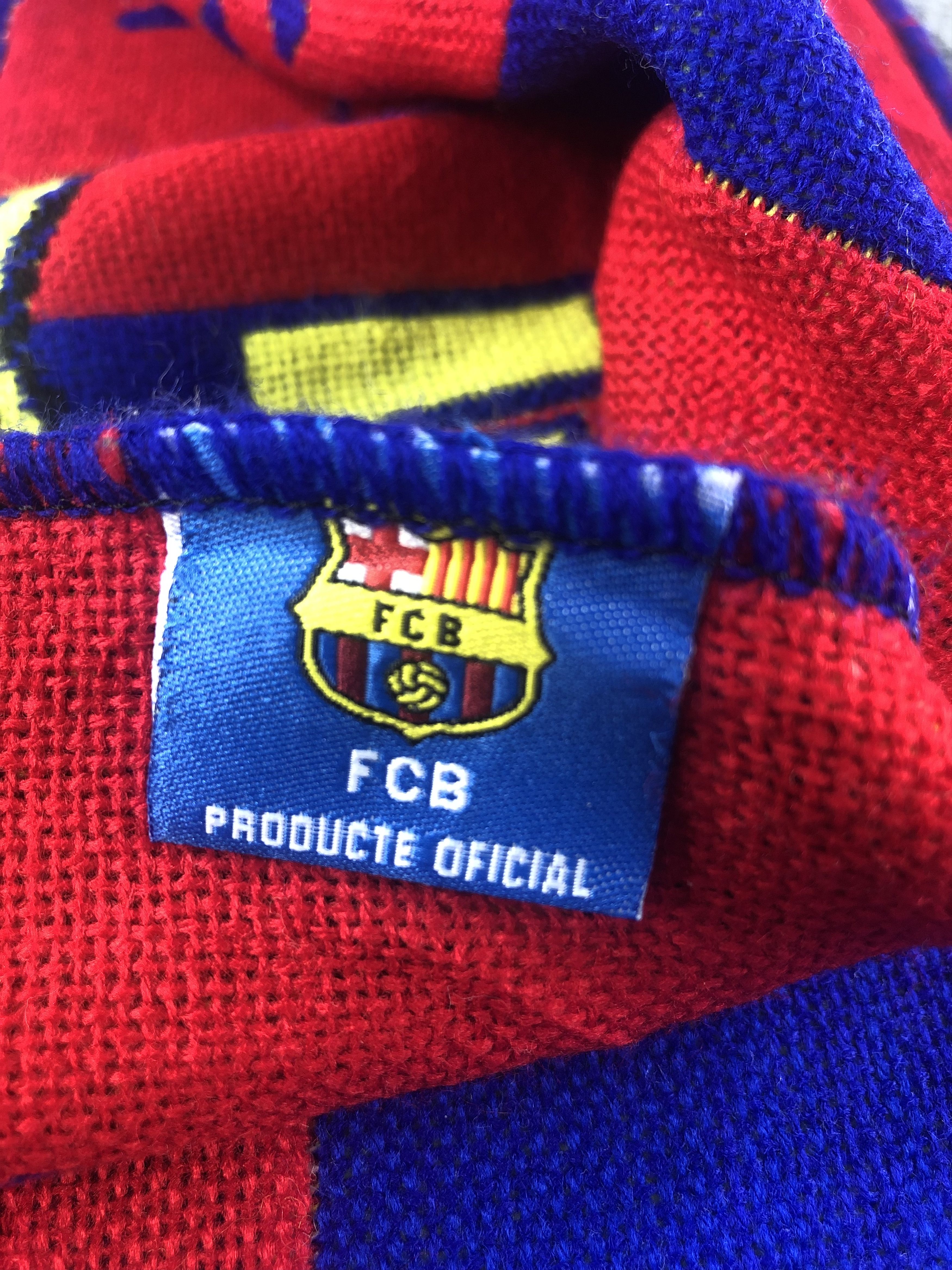 Vintage Barcelona VS Manchester United Scarf / Muffler / Neckwear Size ONE SIZE - 5 Thumbnail