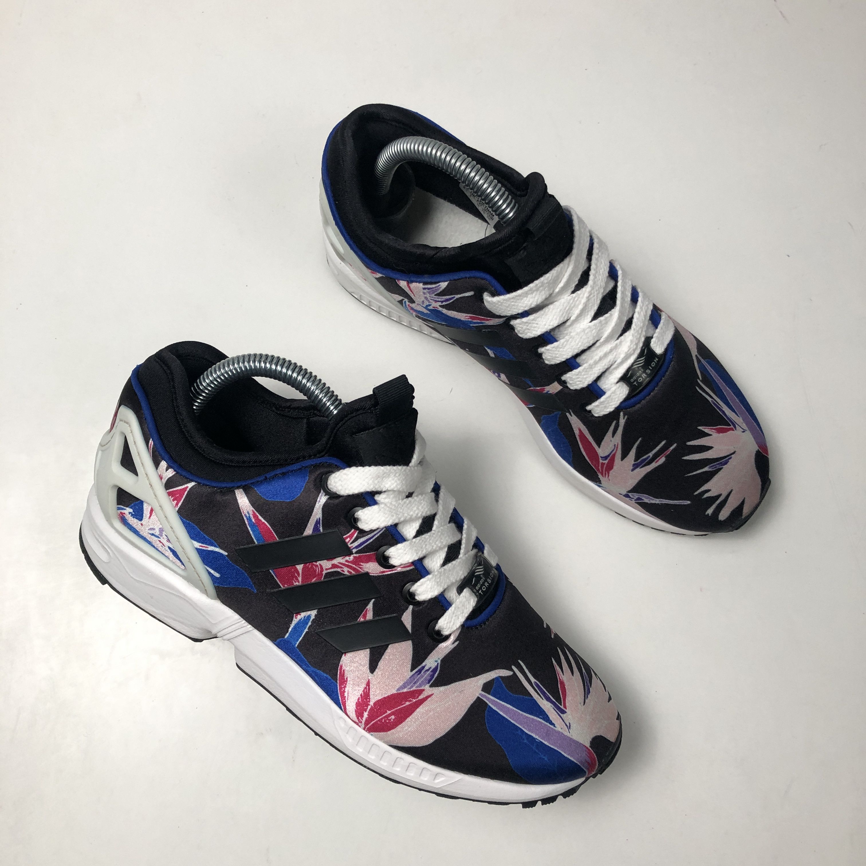 Flux Floral Adidas Zx Flux Nps Black/ Blue ADIDAS ZX FLUX HAWAII