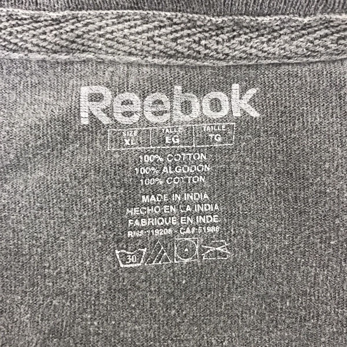 Reebok CHICAGO BLACKHAWKS REEBOK Sport Hockey League Grey T Shirt Size US XL / EU 56 / 4 - 4 Thumbnail