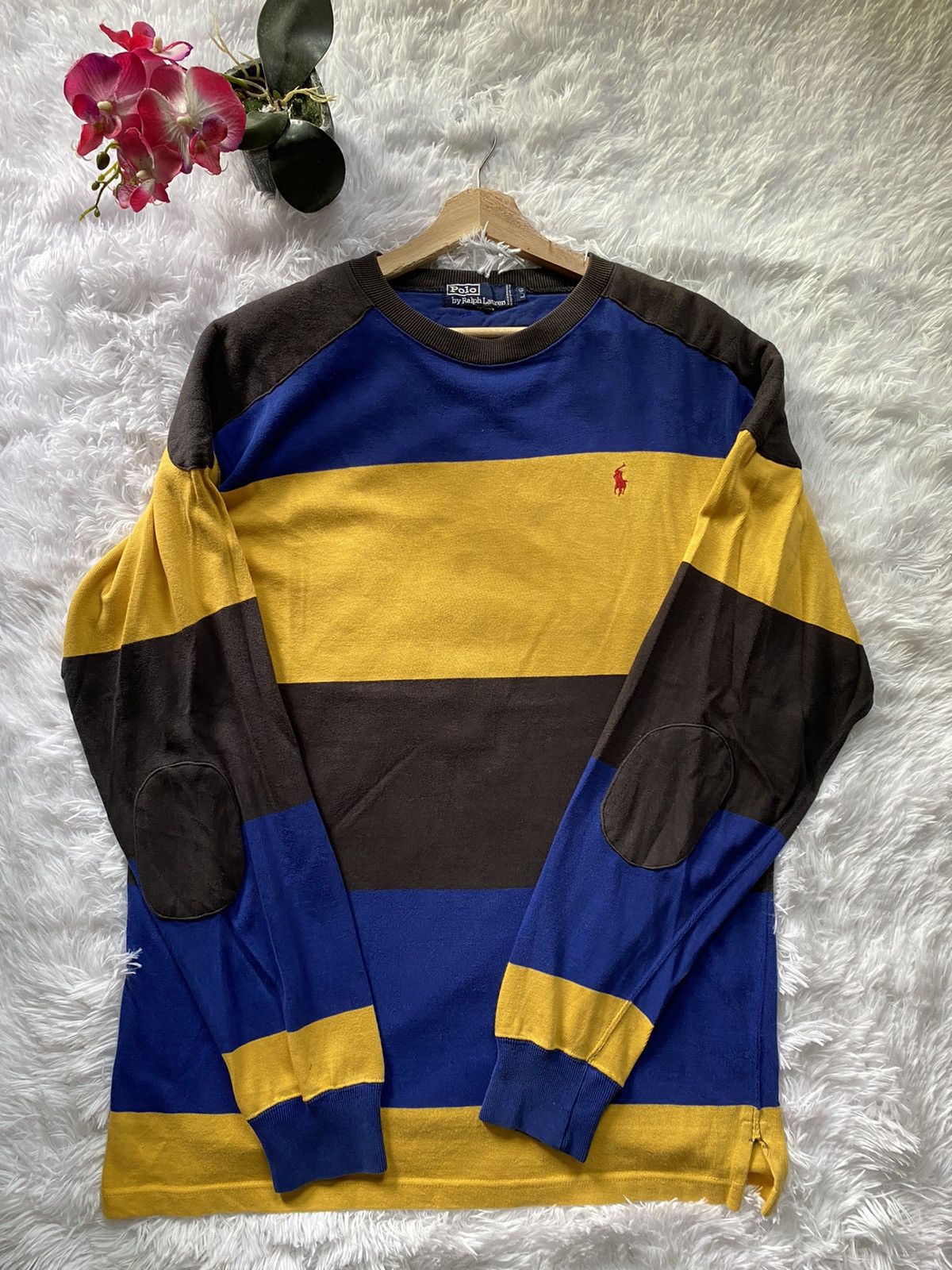 Polo Ralph Lauren × Vintage Vintage Polo Ralph Lauren Stripe Size US L / EU 52-54 / 3 - 1 Thumbnail