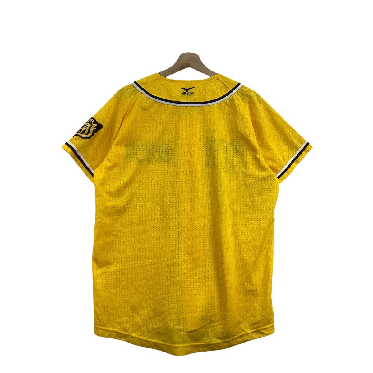 Vintage HANSHIN TIGER Japan National Baseball Yellow Jersey T Shirt Size US L / EU 52-54 / 3 - 8 Thumbnail