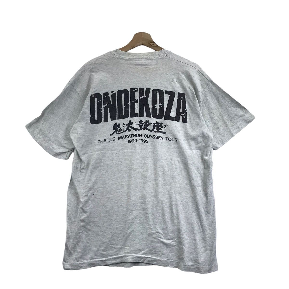 Vintage ONDEKOZA USA Music Japan Marathon Odysey Tour 1990 Size US L / EU 52-54 / 3 - 1 Thumbnail