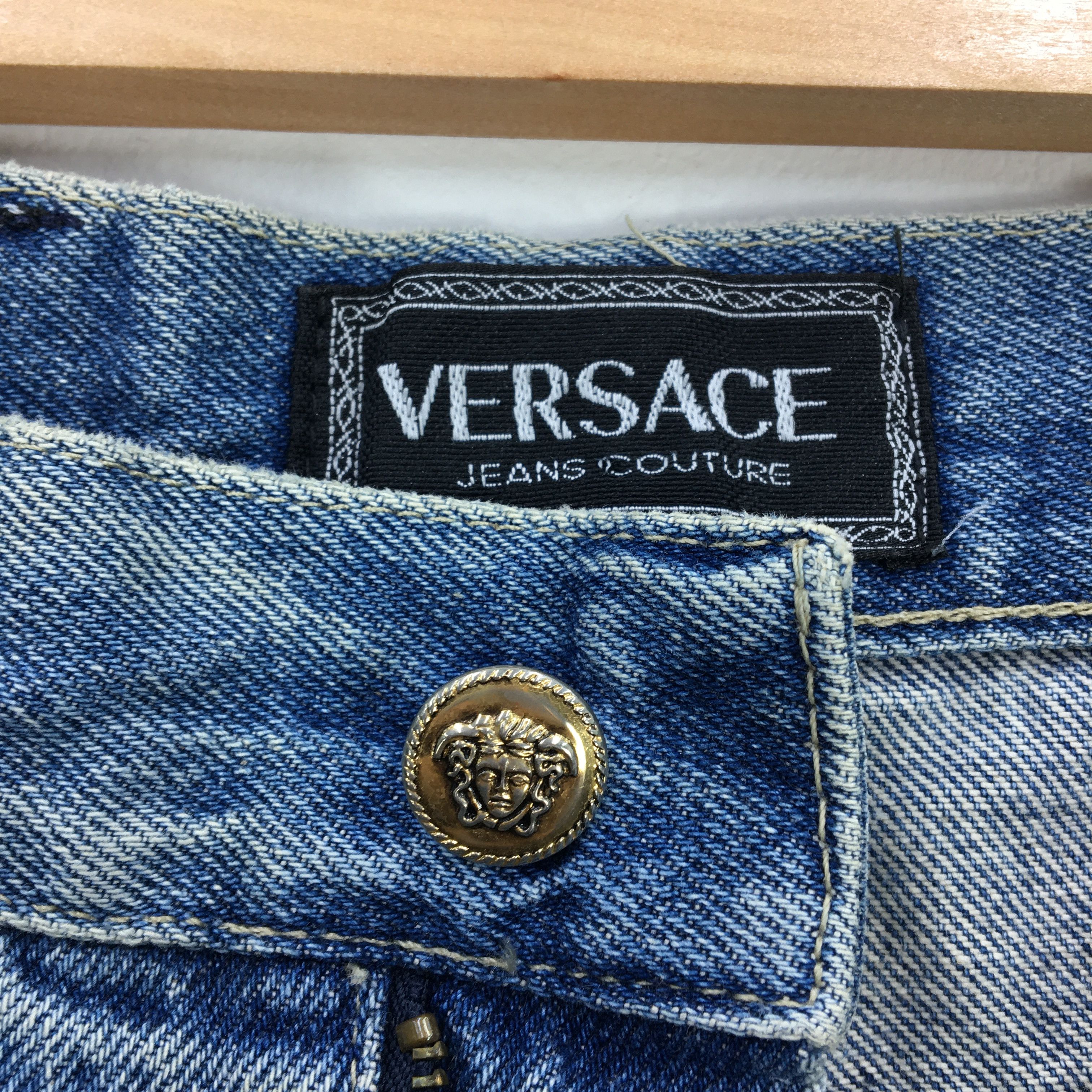 Versace Vintage Versace Jeans Medusa Gianni Versace Denim BS47416. Size 28" / US 6 / IT 42 - 6 Thumbnail