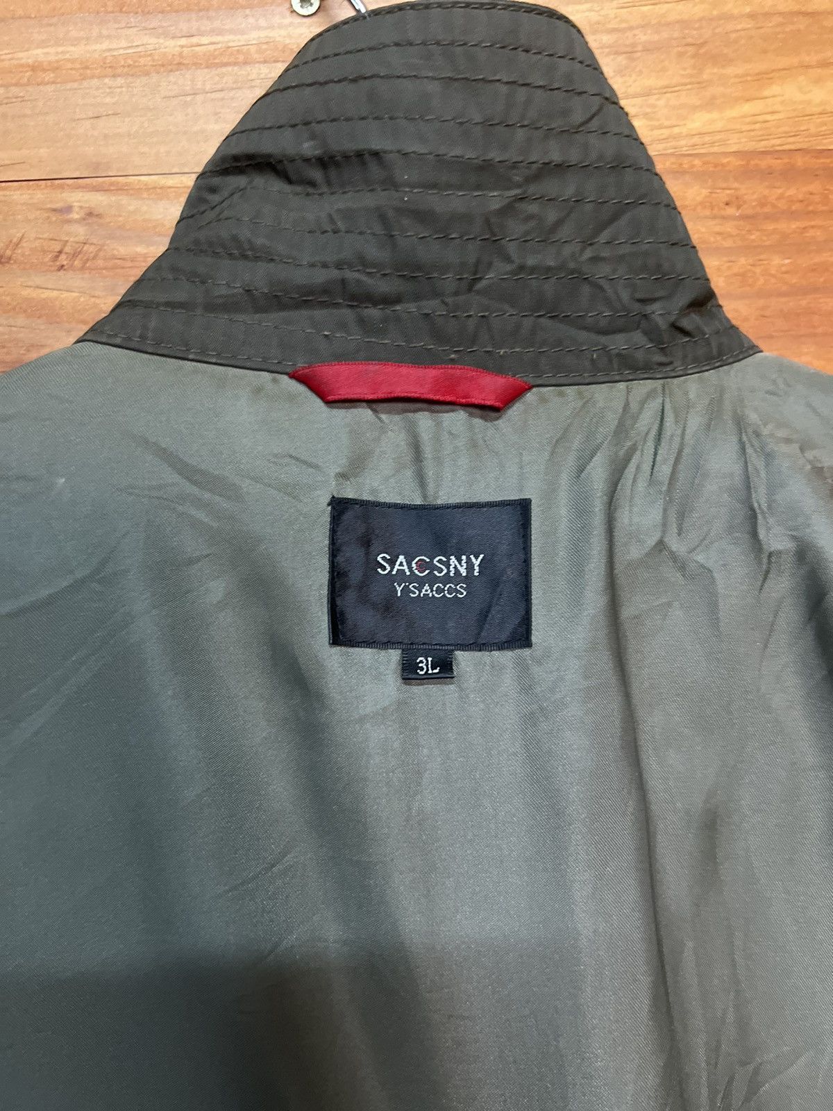 Yohji Yamamoto ARCHIVE🔥YOHJI YAMAMOTO SACSNY Y'SACCS TRUCKER JACKET Size US XL / EU 56 / 4 - 19 Thumbnail