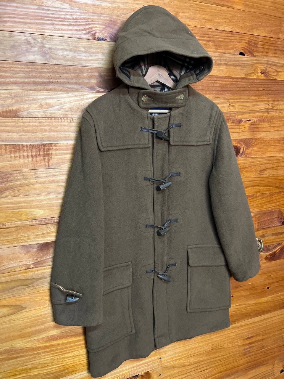 Burberry BURBERRY LONDON WOOL DUFFLE COAT Size US M / EU 48-50 / 2 - 2 Thumbnail