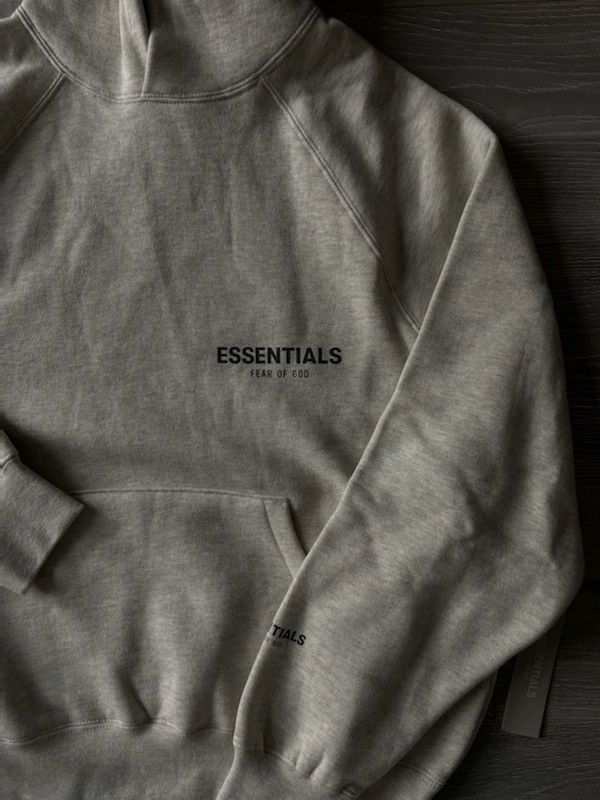 FOG Fear of God Essentials Light Oatmeal Hoodie Size US L / EU 52-54 / 3 - 2 Thumbnail