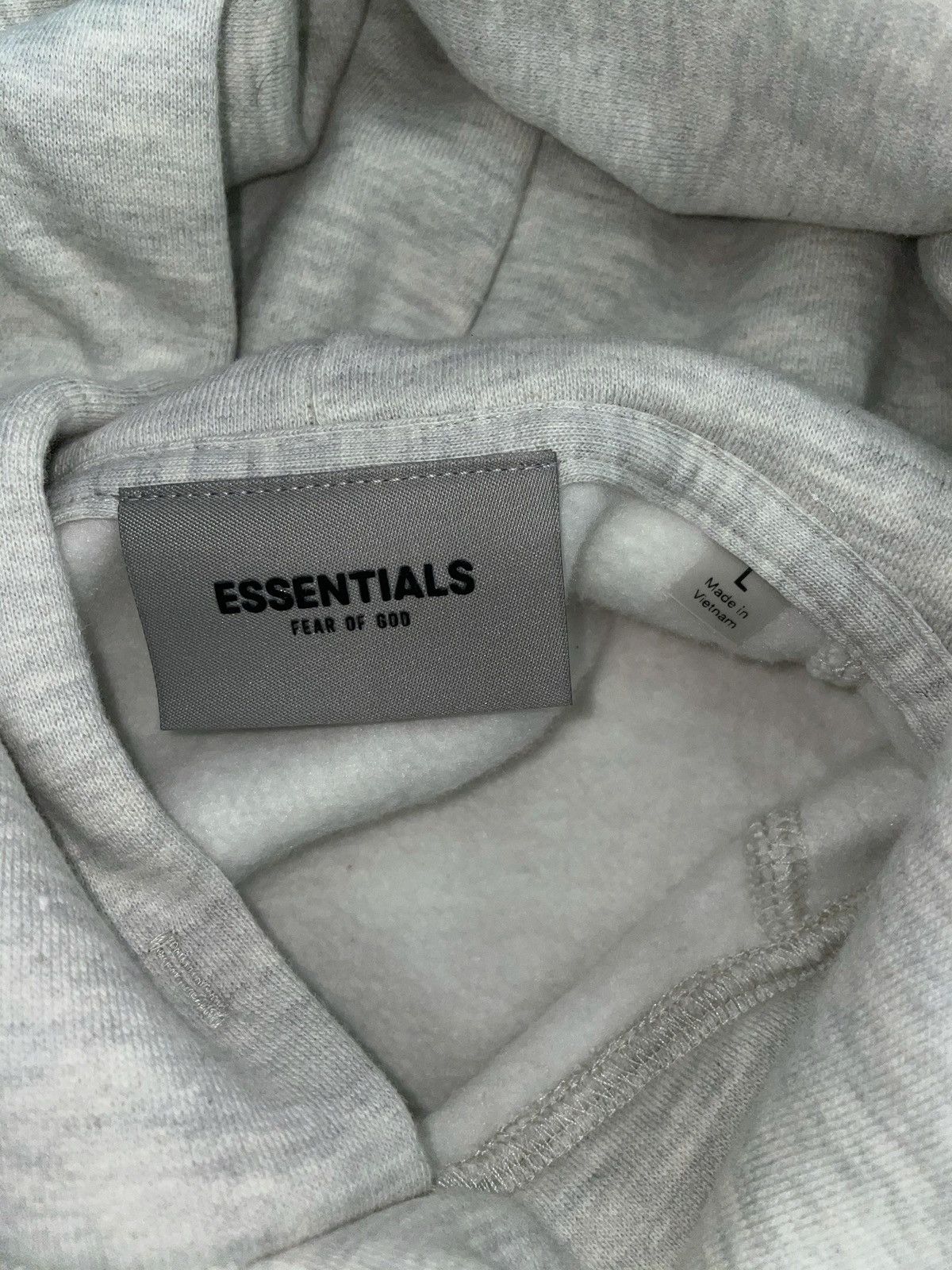 FOG Fear of God Essentials Light Oatmeal Hoodie Size US L / EU 52-54 / 3 - 3 Thumbnail