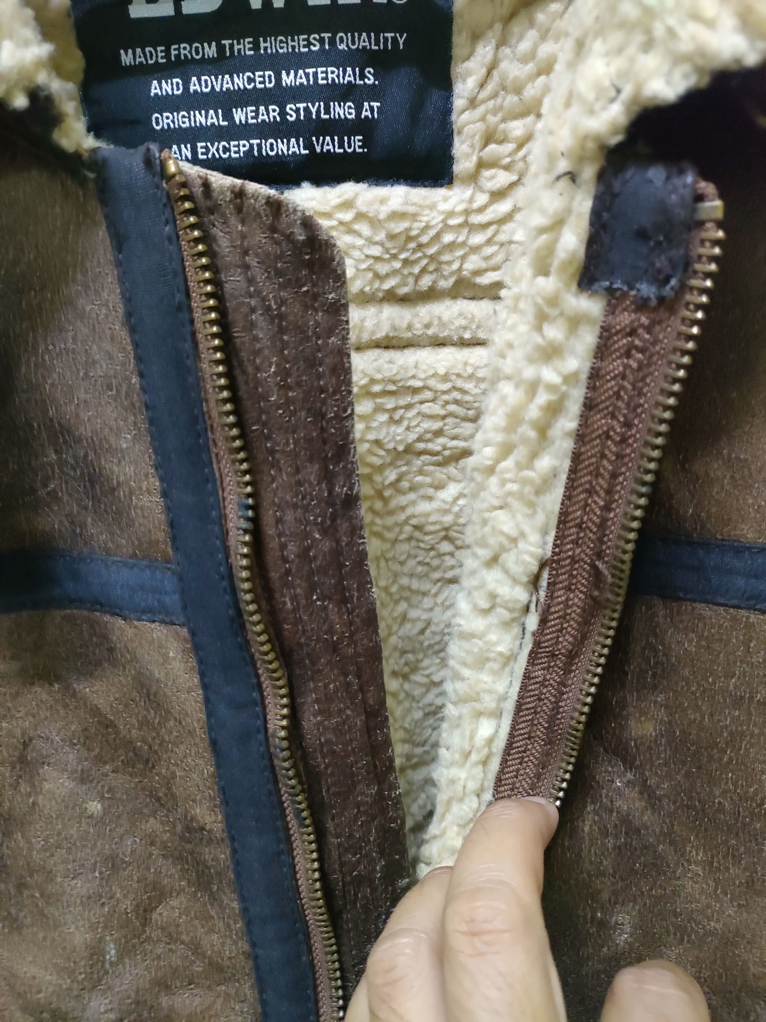 Edwin Edwin B3 Shearling Synthetic Leather Jacket Size US L / EU 52-54 / 3 - 14 Thumbnail