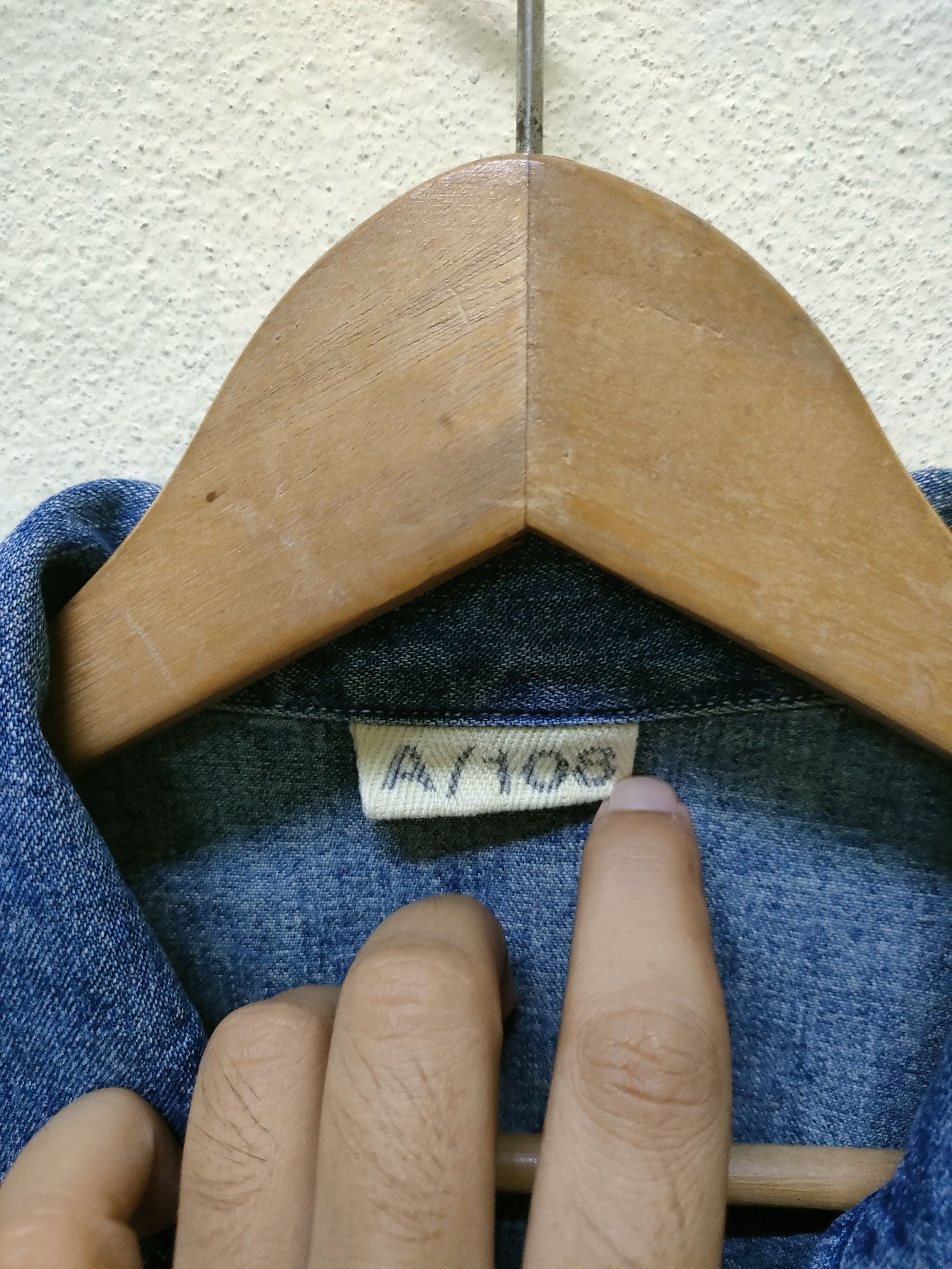 Nigel Cabourn A/108 Military Denim Jacket Size US M / EU 48-50 / 2 - 8 Thumbnail