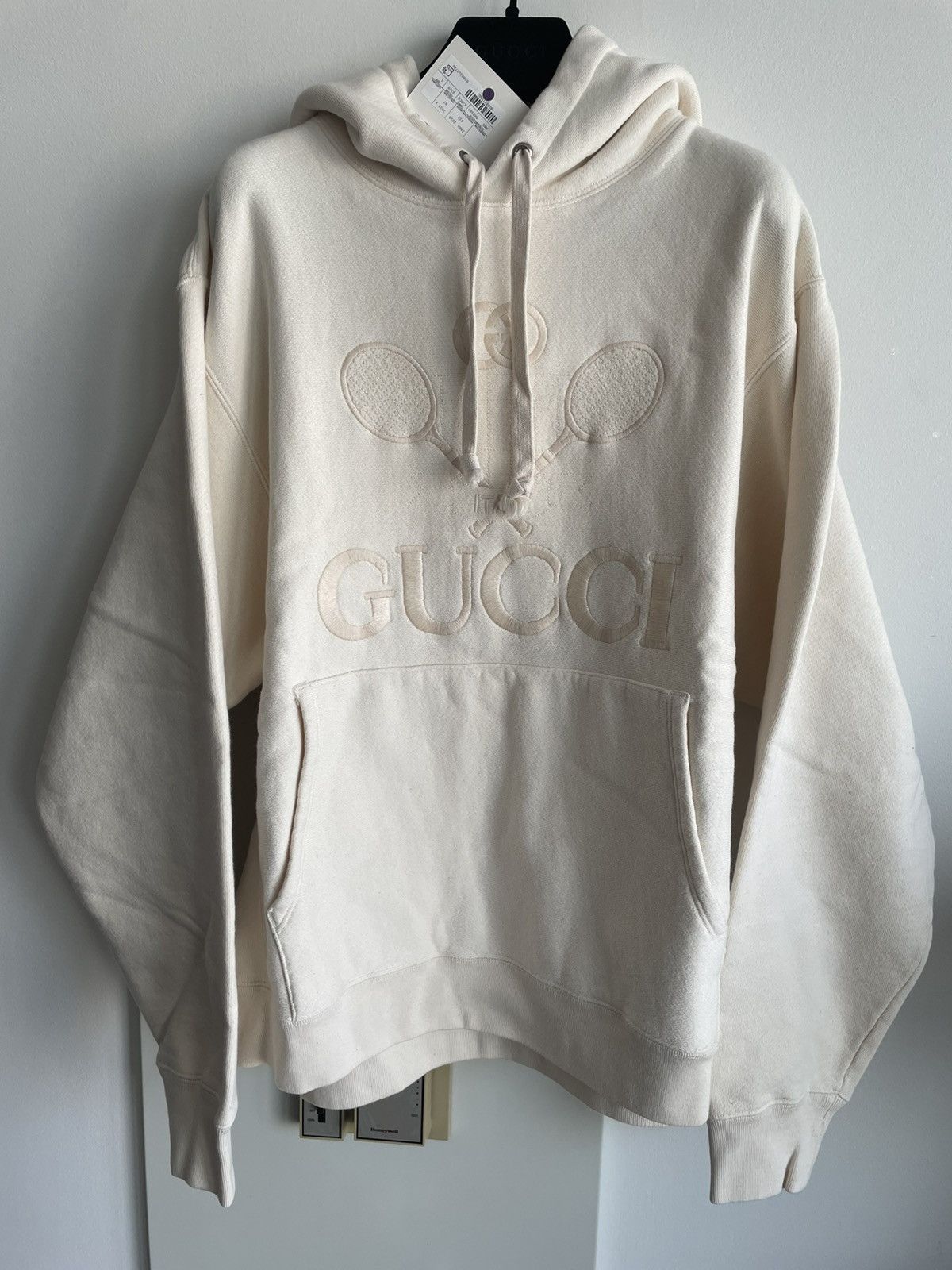 Gucci Rare NEW Super Runway SoldOut Embroidery Tennis Logo Hoodie Size US XL / EU 56 / 4 - 3 Thumbnail