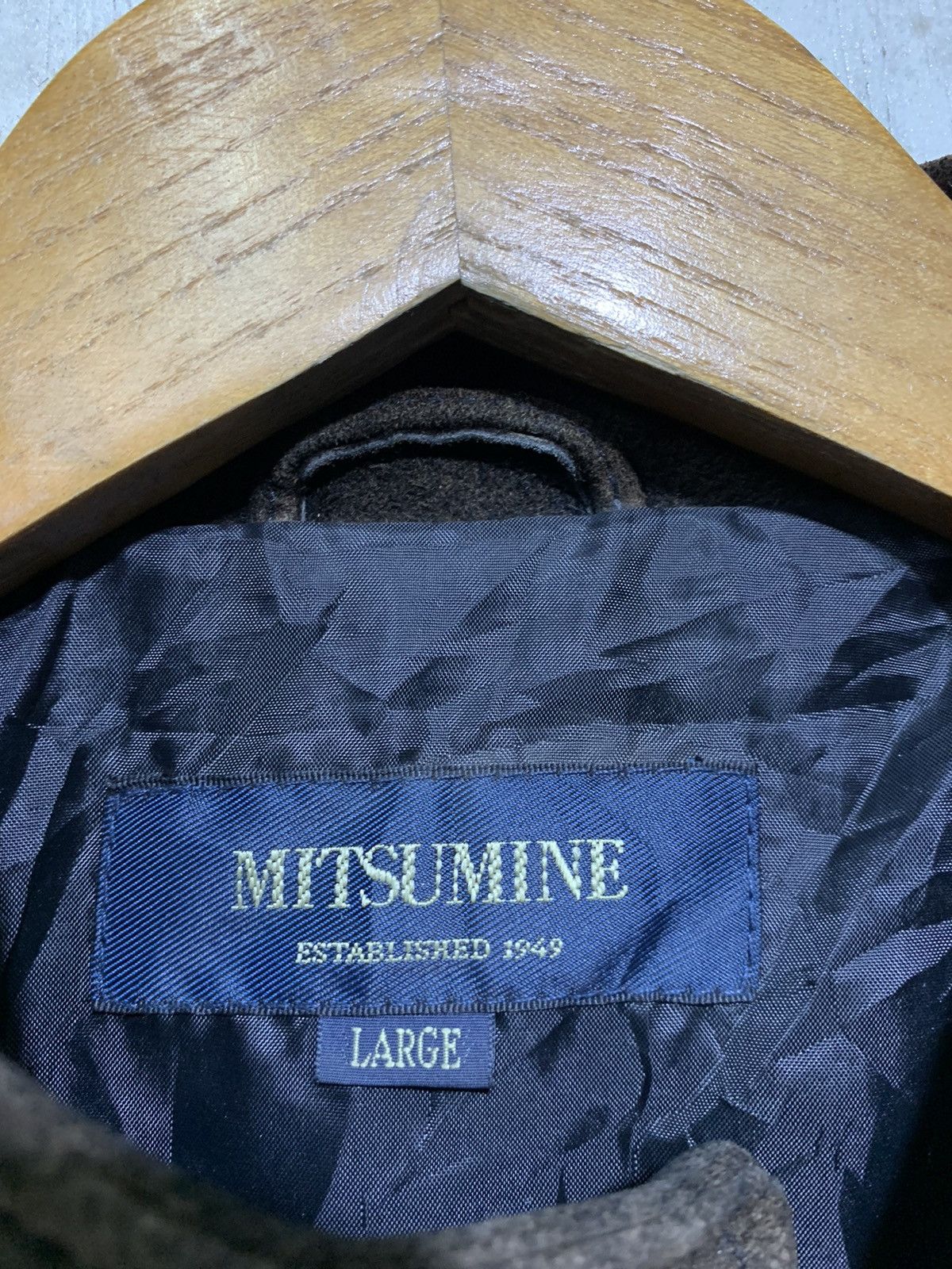Genuine Leather 🔥MITSUME COWHIDE LEATHER RACER JACKETS Size US L / EU 52-54 / 3 - 13 Thumbnail