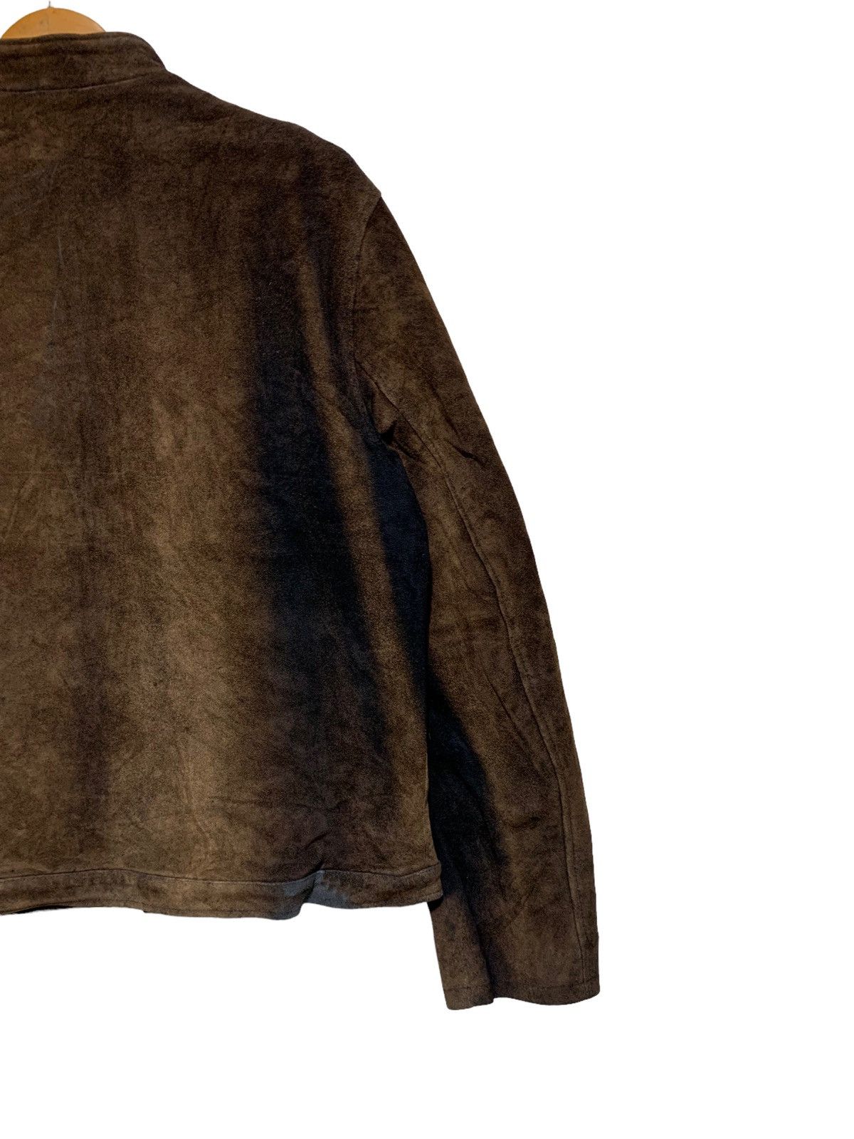 Genuine Leather 🔥MITSUME COWHIDE LEATHER RACER JACKETS Size US L / EU 52-54 / 3 - 9 Thumbnail