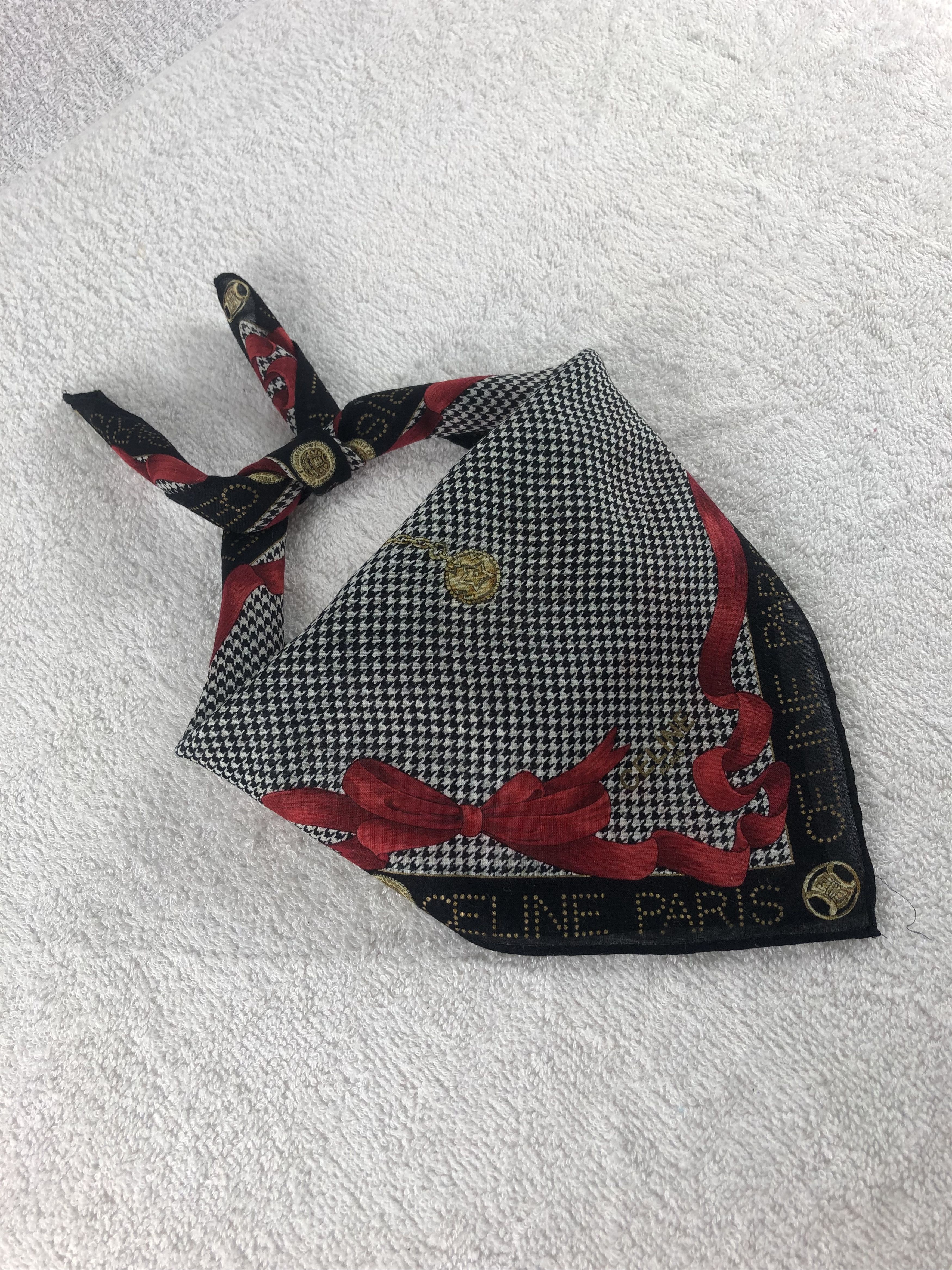 Celine Celine Handkerchief / Bandana / Neckerchief / Headscarf Size ONE SIZE - 1 Thumbnail