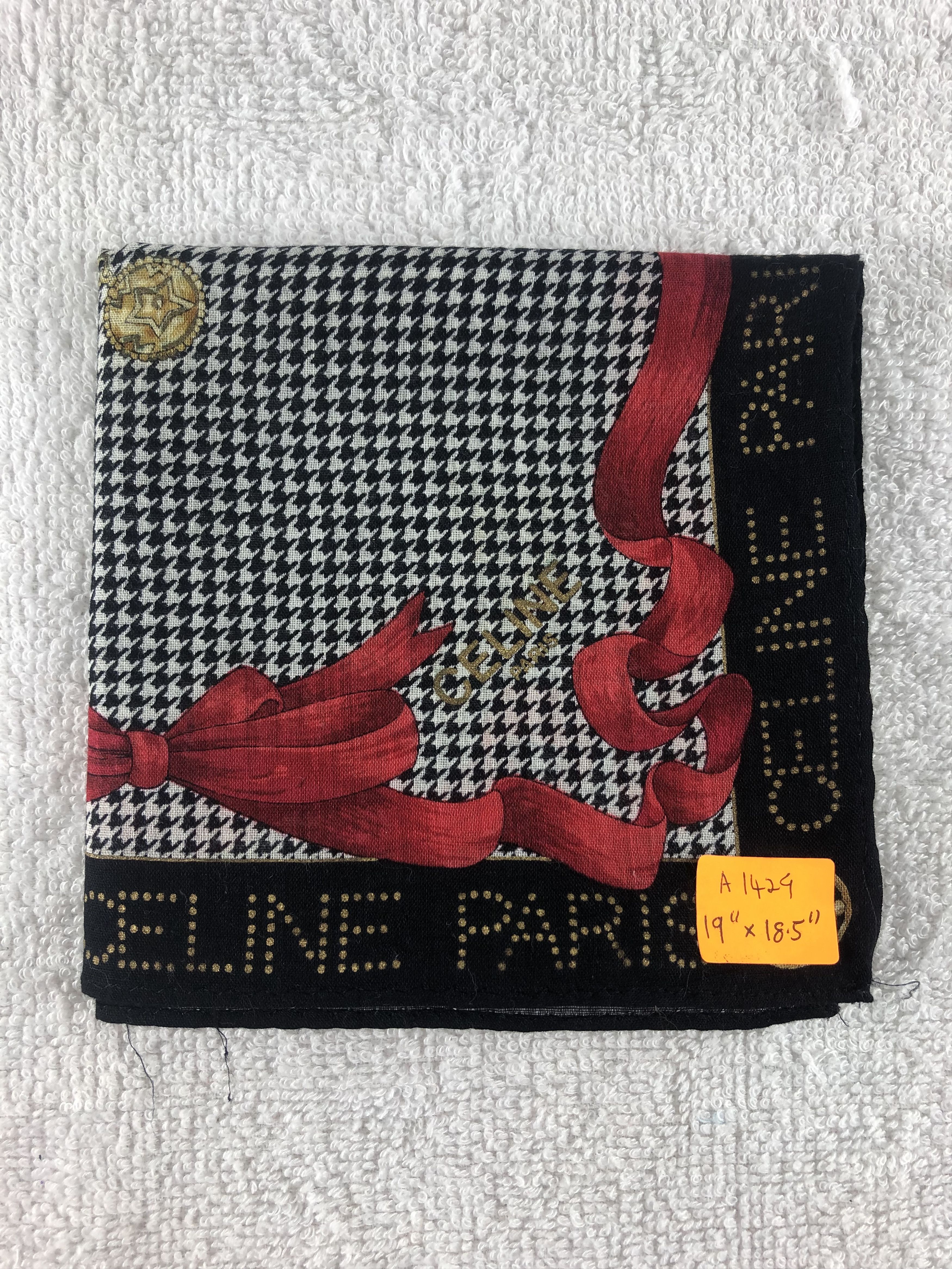Celine Celine Handkerchief / Bandana / Neckerchief / Headscarf Size ONE SIZE - 6 Thumbnail