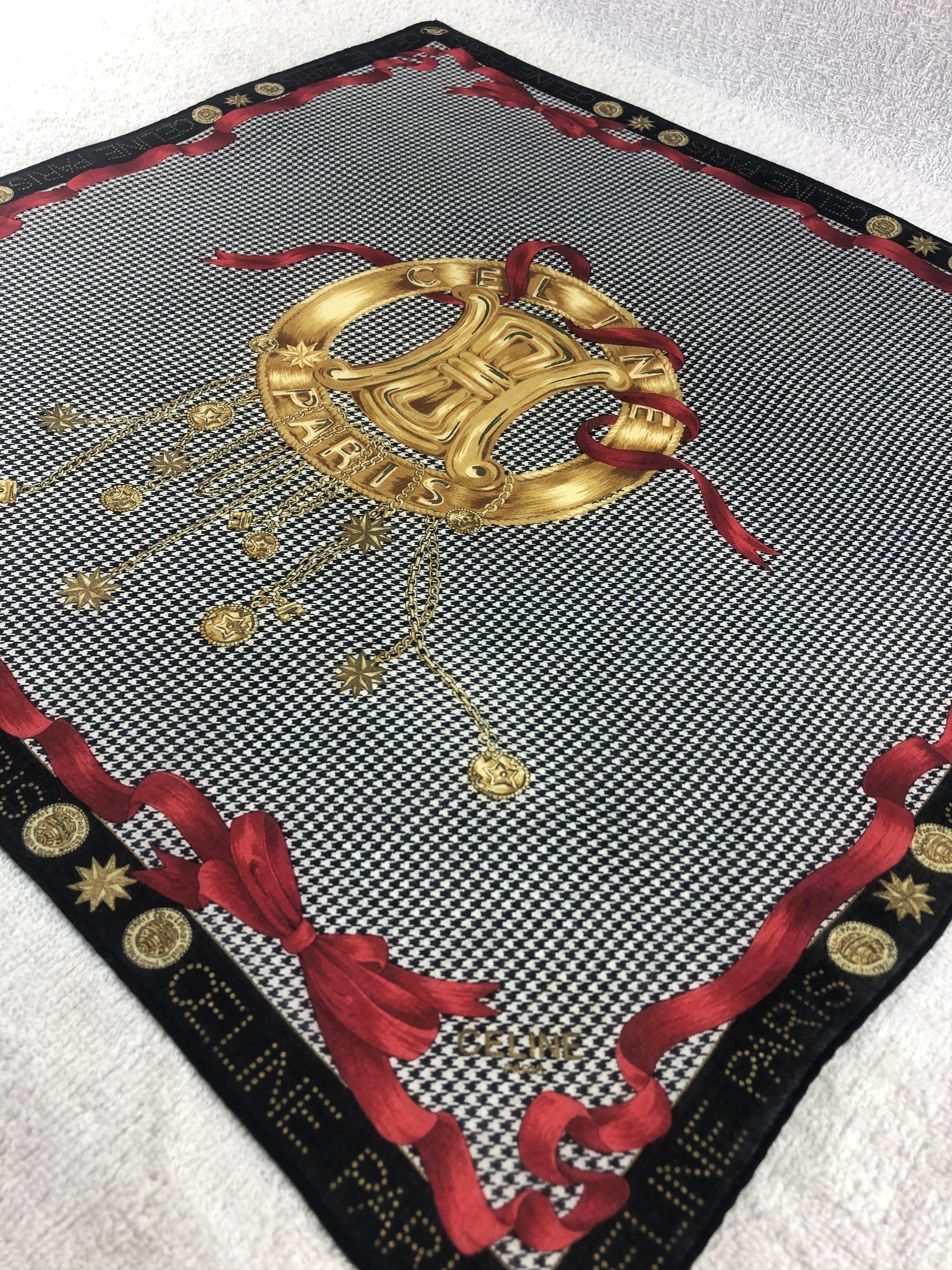 Celine Celine Handkerchief / Bandana / Neckerchief / Headscarf Size ONE SIZE - 4 Thumbnail