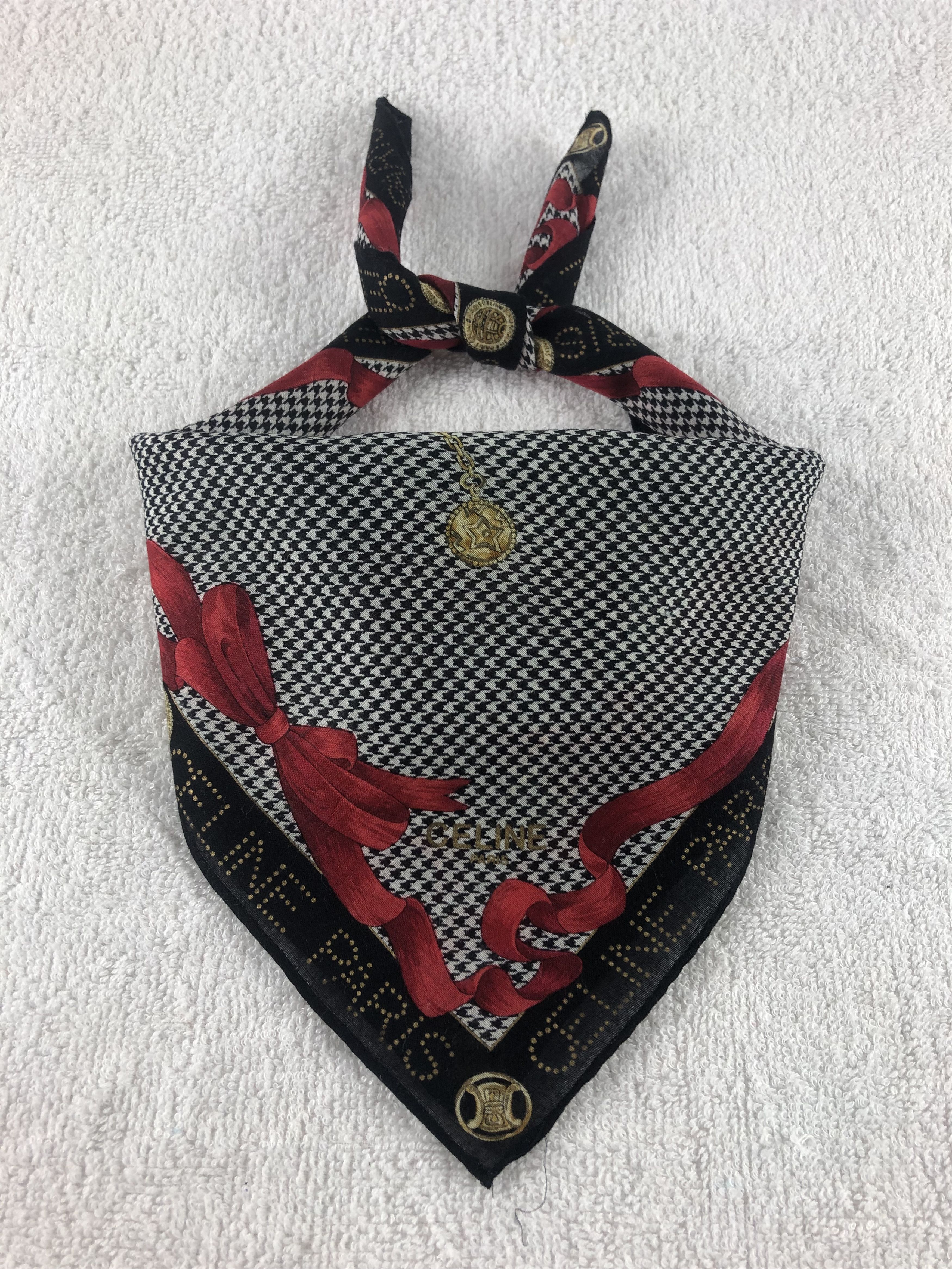 Celine Celine Handkerchief / Bandana / Neckerchief / Headscarf Size ONE SIZE - 2 Thumbnail