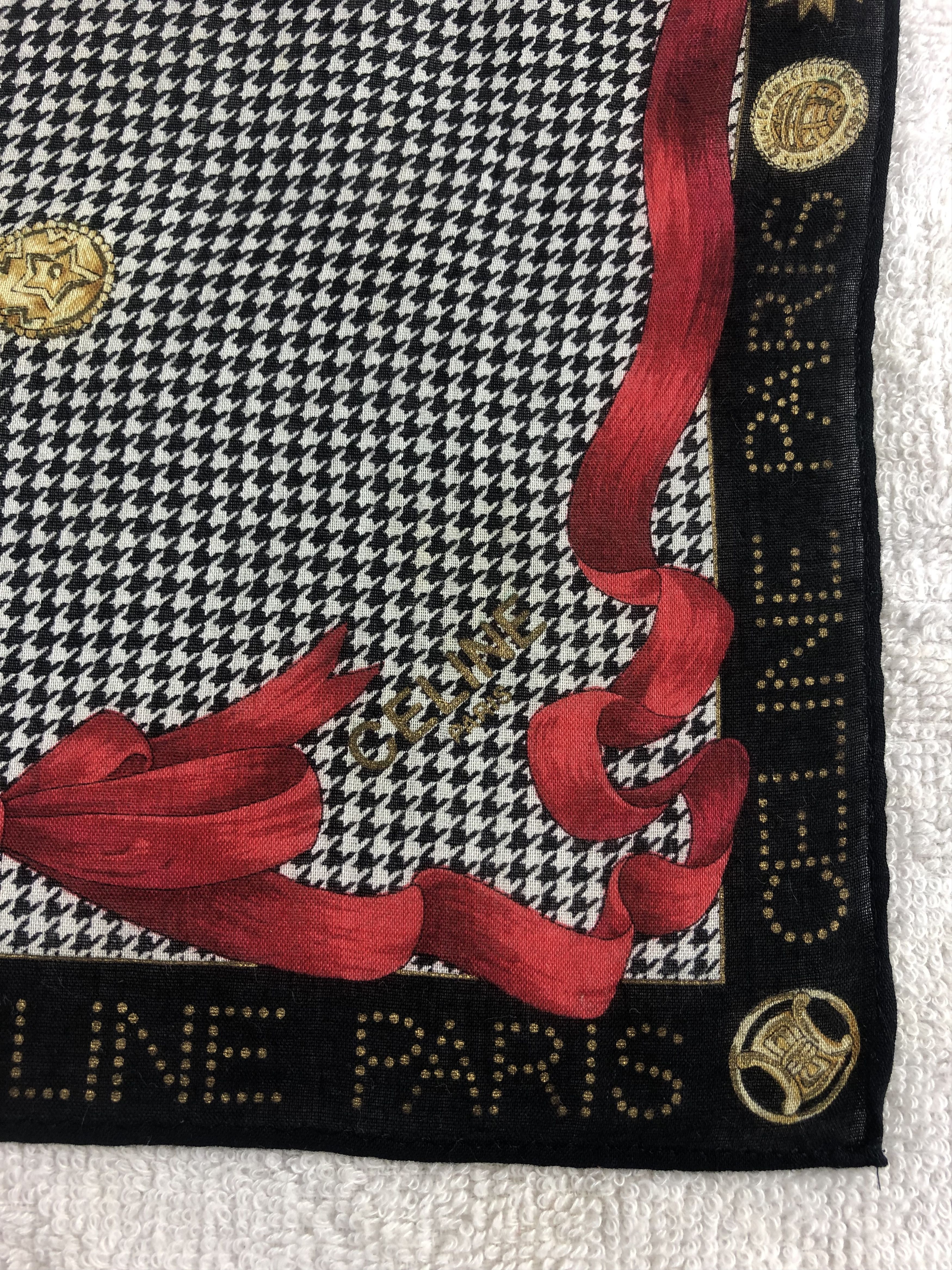 Celine Celine Handkerchief / Bandana / Neckerchief / Headscarf Size ONE SIZE - 5 Thumbnail