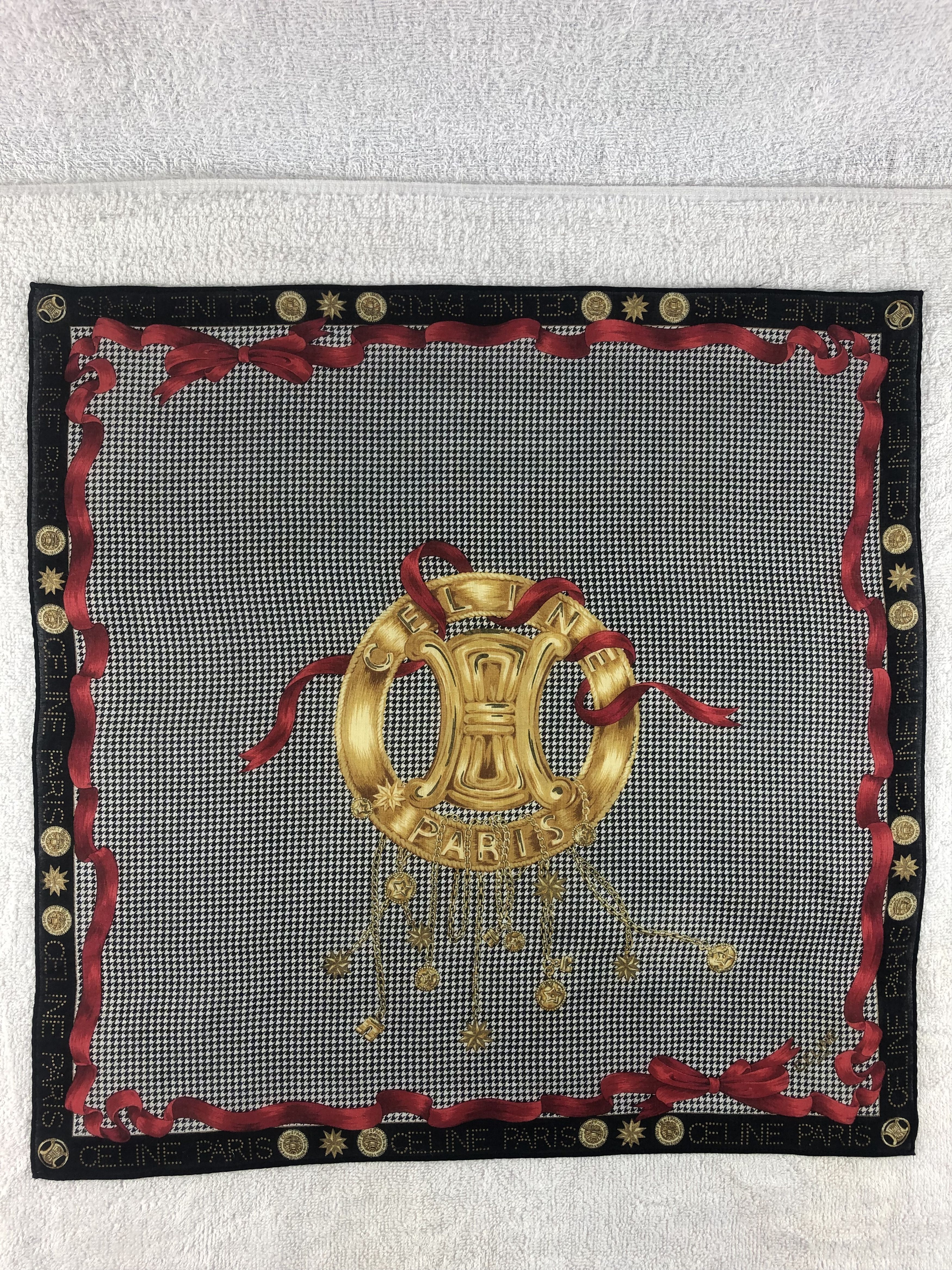 Celine Celine Handkerchief / Bandana / Neckerchief / Headscarf Size ONE SIZE - 3 Thumbnail