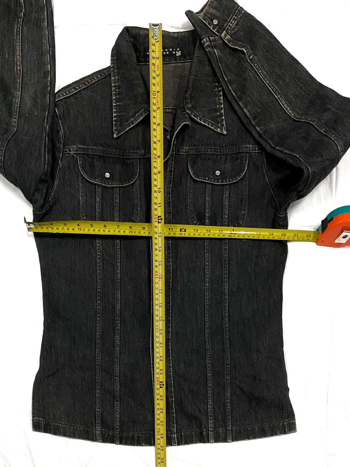 Designer × Japanese Brand 🔥NEED GONE🔥DENIM JEANS JACKET BY PARANOID Size US S / EU 44-46 / 1 - 16 Thumbnail