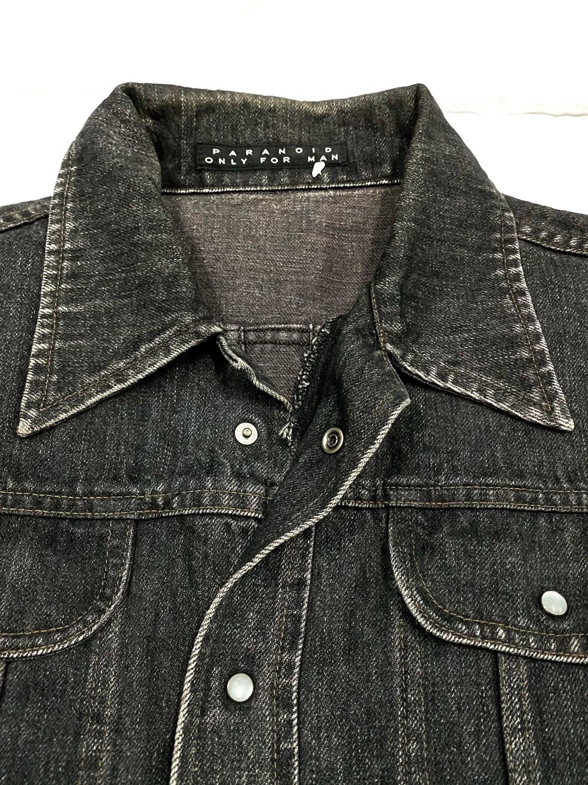Designer × Japanese Brand 🔥NEED GONE🔥DENIM JEANS JACKET BY PARANOID Size US S / EU 44-46 / 1 - 4 Thumbnail