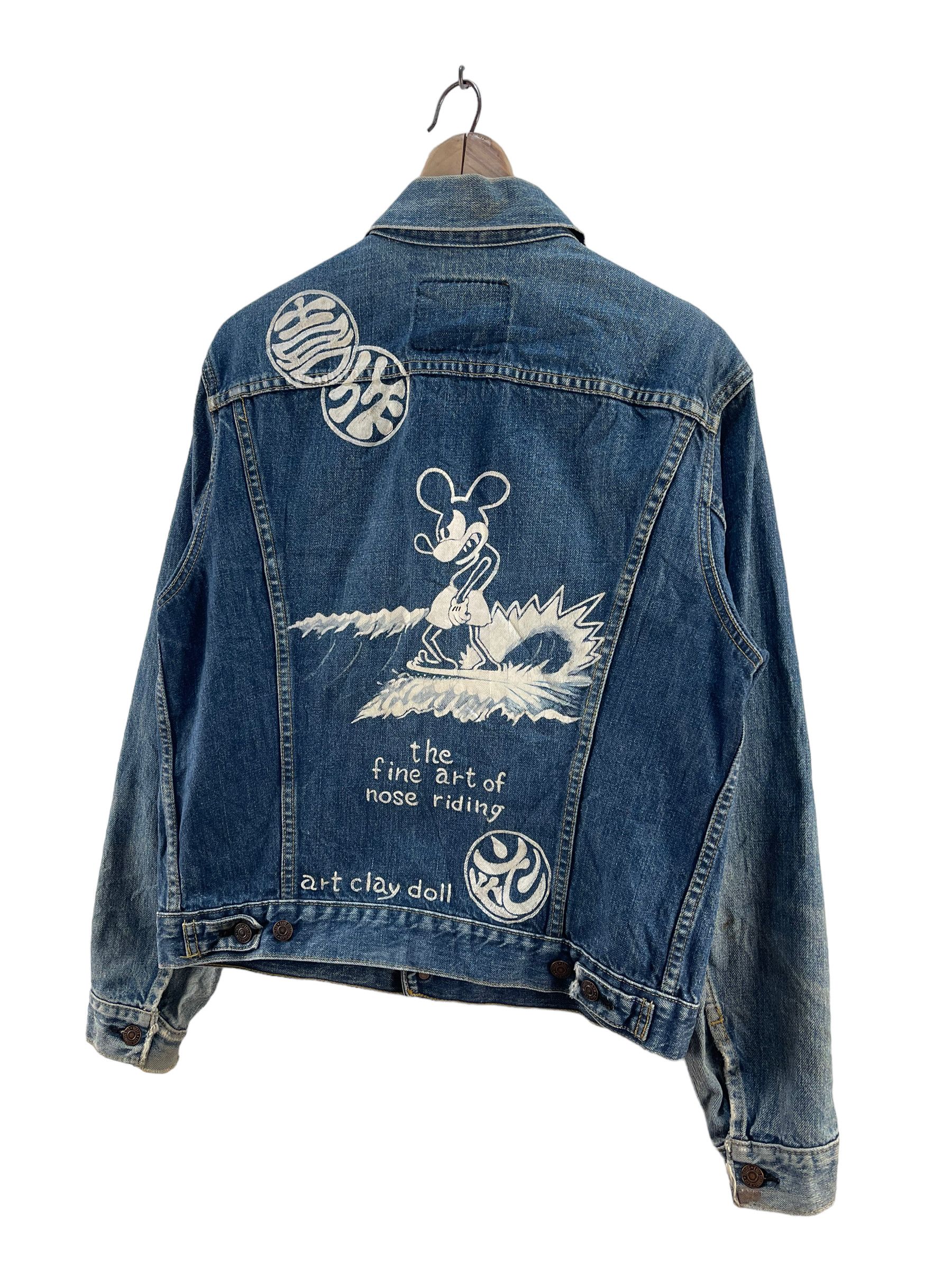 Levi's Vintage Levis Mickey Mouse Customs Denim Jeans Jacket Size US S / EU 44-46 / 1 - 5 Thumbnail