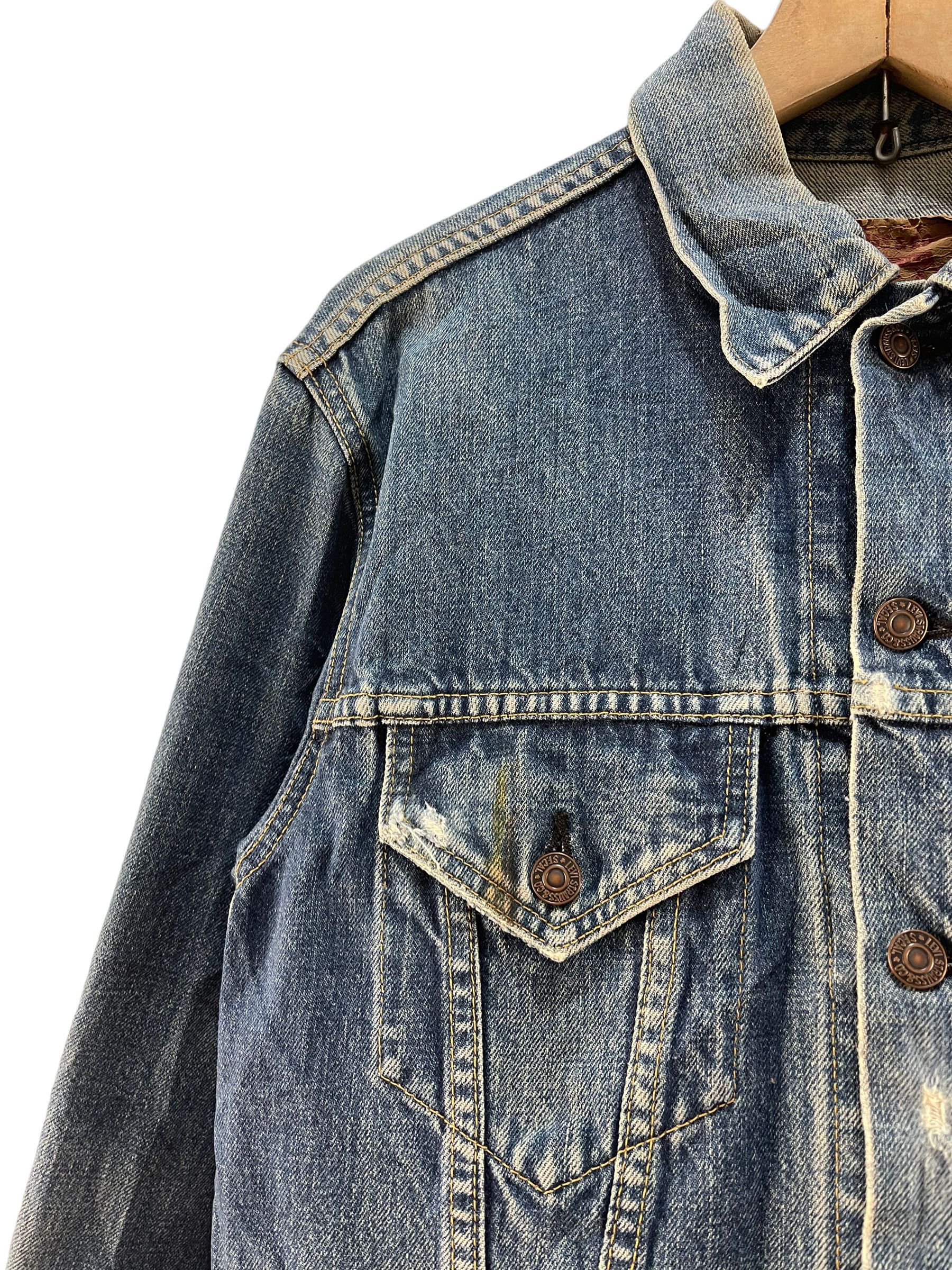 Levi's Vintage Levis Mickey Mouse Customs Denim Jeans Jacket Size US S / EU 44-46 / 1 - 8 Thumbnail