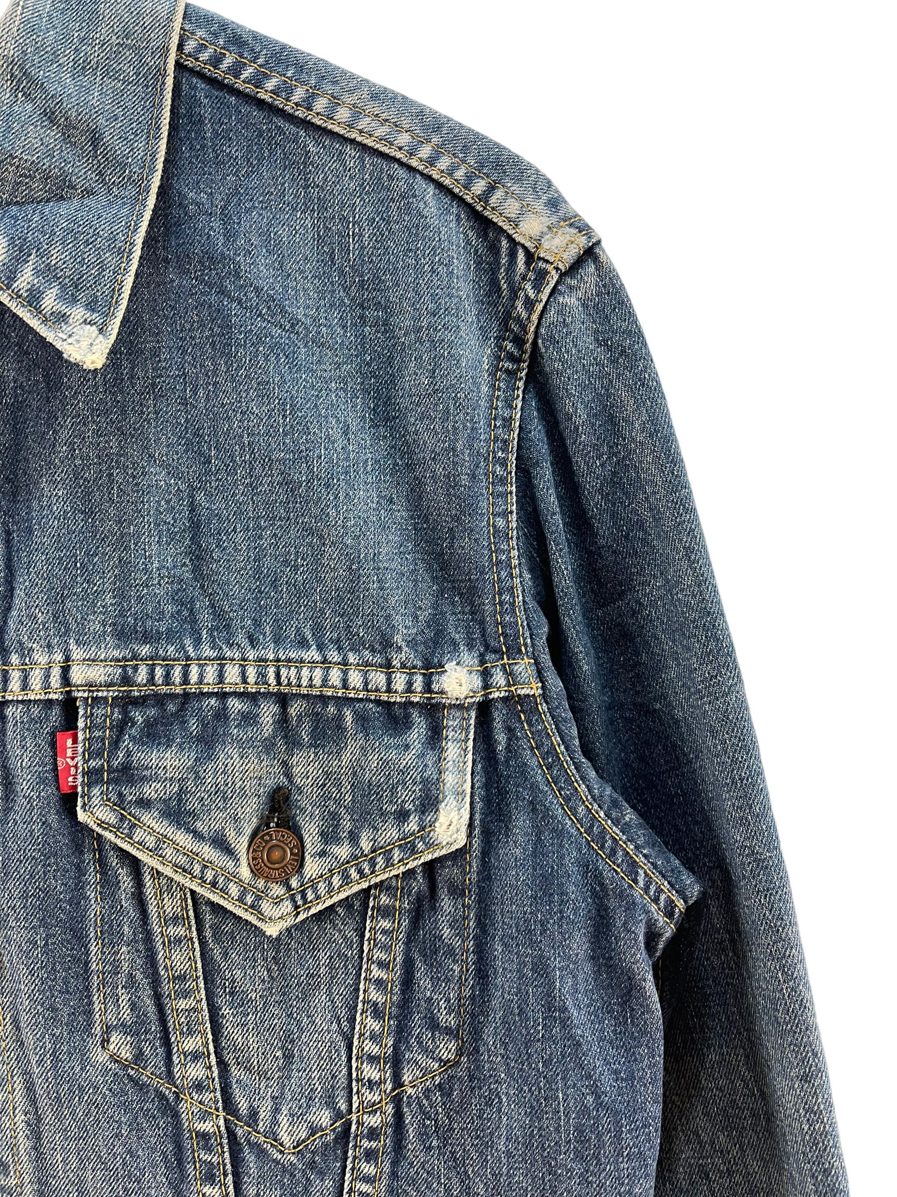 Levi's Vintage Levis Mickey Mouse Customs Denim Jeans Jacket Size US S / EU 44-46 / 1 - 9 Thumbnail
