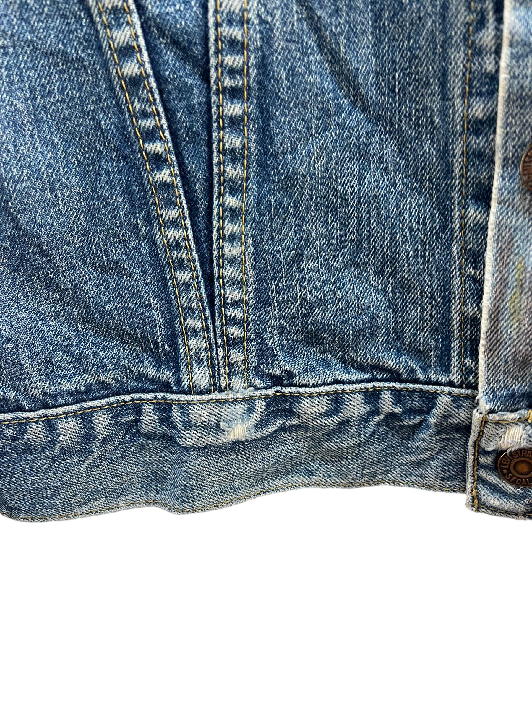 Levi's Vintage Levis Mickey Mouse Customs Denim Jeans Jacket Size US S / EU 44-46 / 1 - 13 Thumbnail