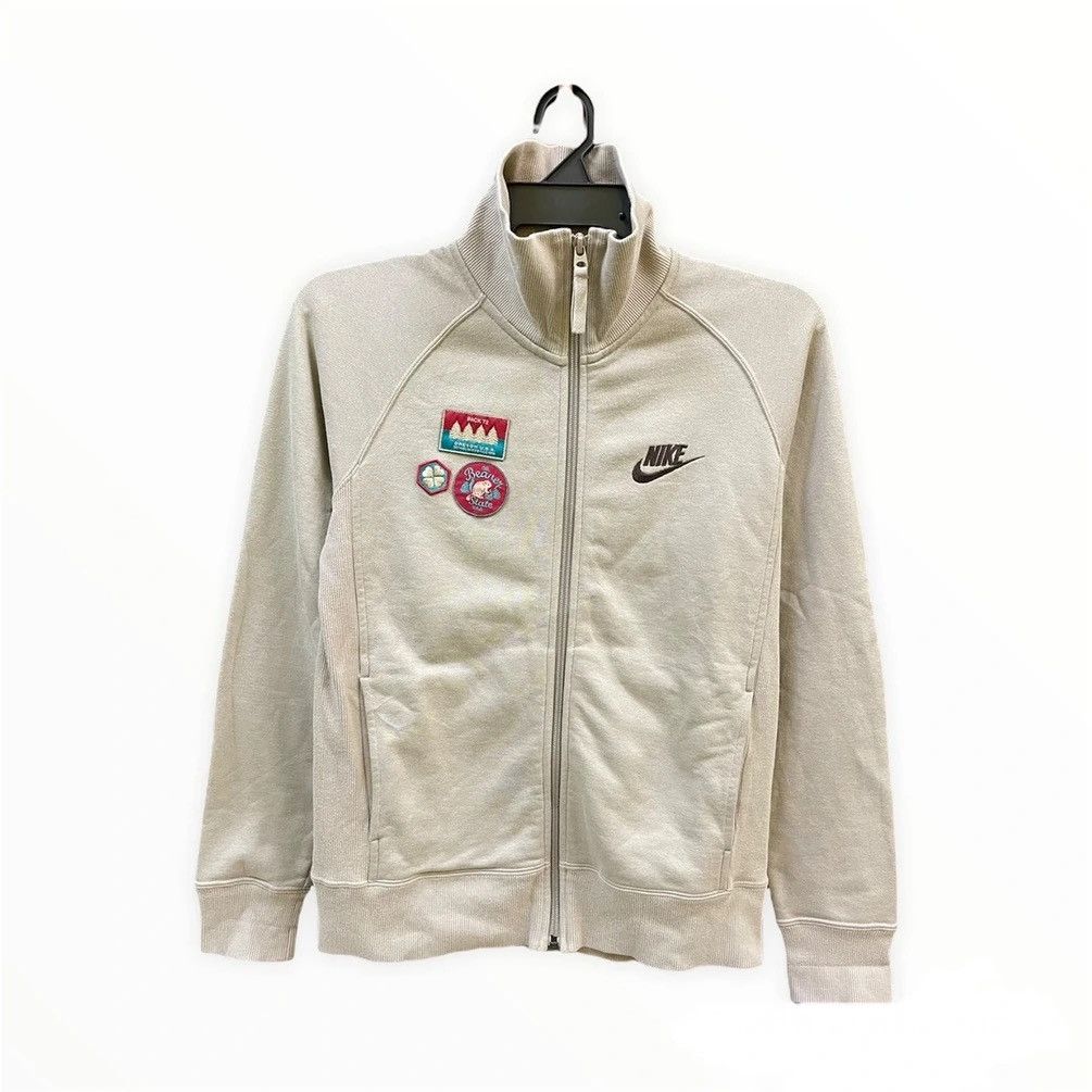 Japanese Brand × Nike × Vintage Vintage Nike Swoosh Mini Logo Patches Style Zipper Sweater Size US S / EU 44-46 / 1 - 1 Thumbnail