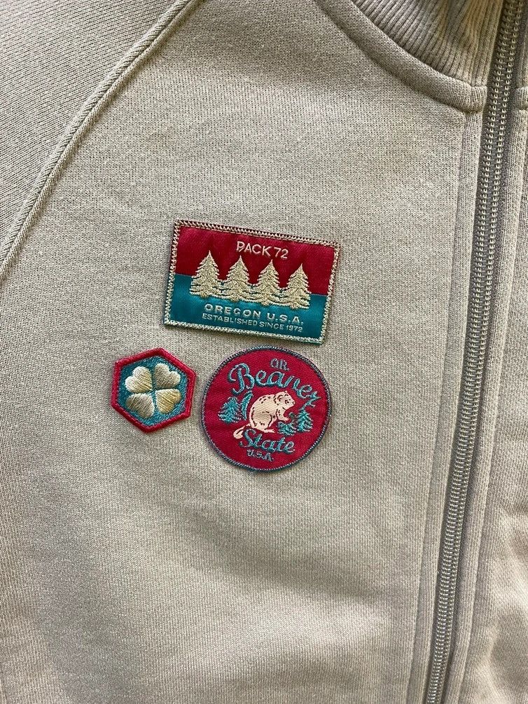 Japanese Brand × Nike × Vintage Vintage Nike Swoosh Mini Logo Patches Style Zipper Sweater Size US S / EU 44-46 / 1 - 2 Thumbnail