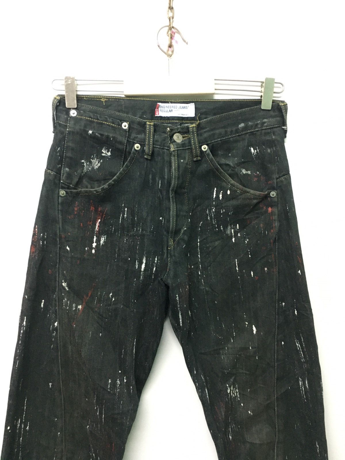 Levi's × Levi's Vintage Clothing Vintage Levis Engineered Jeans Regular Original Painted Size US 29 - 2 Thumbnail