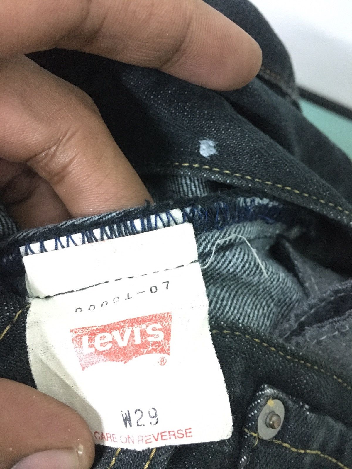 Levi's × Levi's Vintage Clothing Vintage Levis Engineered Jeans Regular Original Painted Size US 29 - 11 Thumbnail