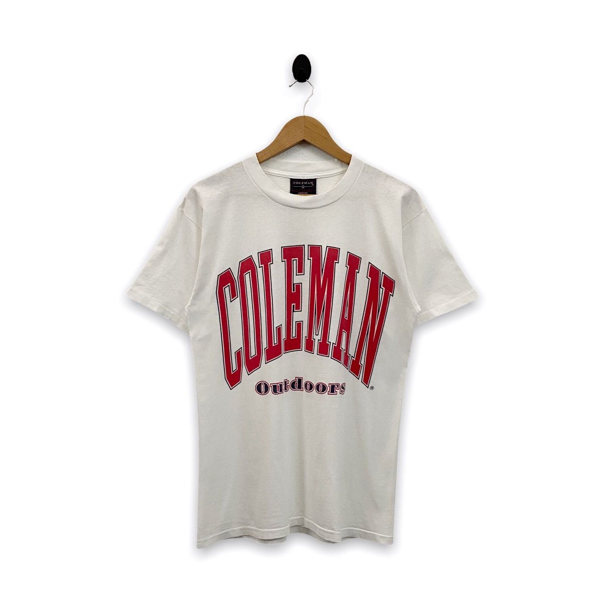 Coleman × Vintage Rare Vintage Coleman Outdoor Big Spellout Tshirt Size US S / EU 44-46 / 1 - 1 Thumbnail