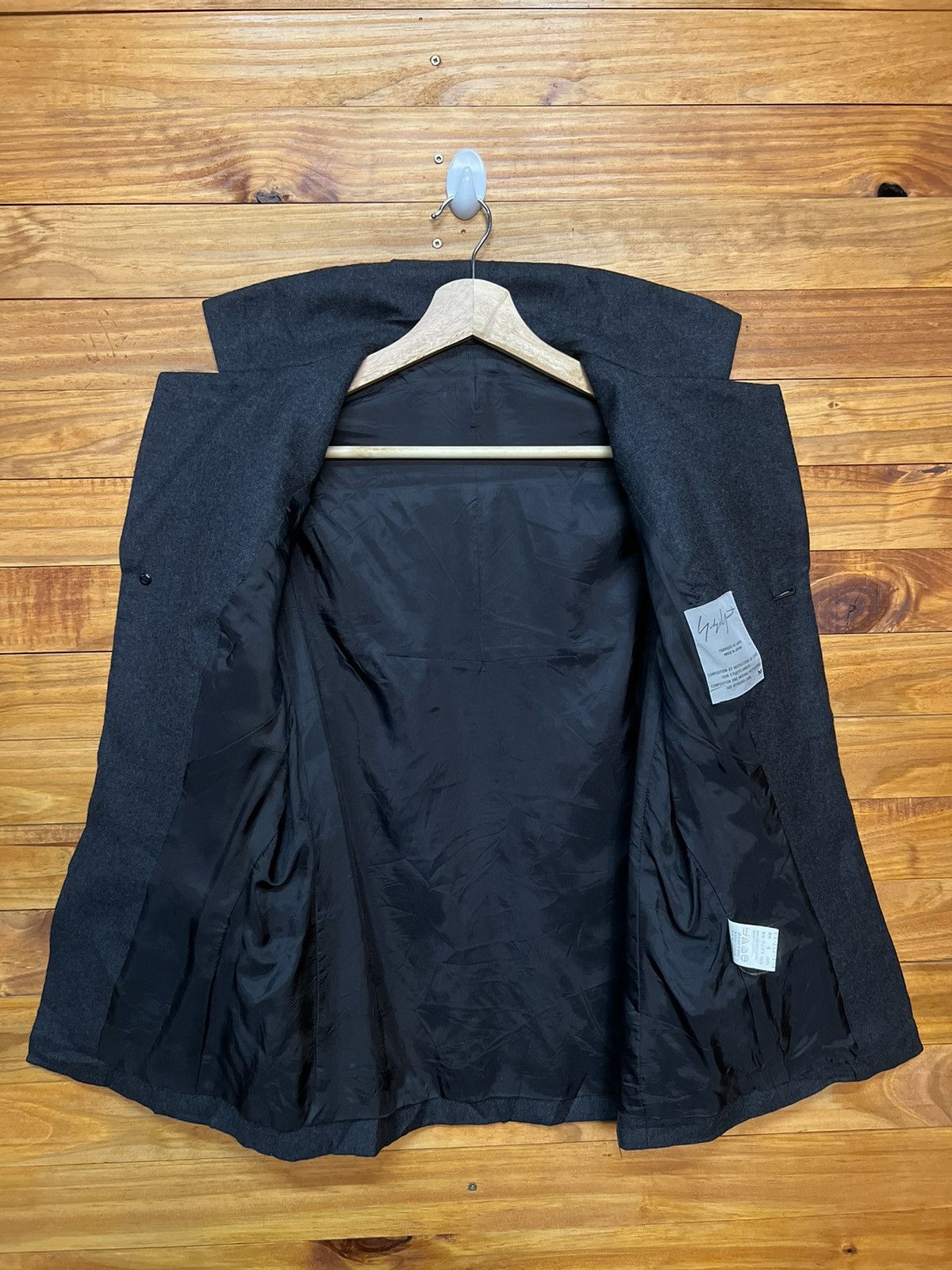 Yohji Yamamoto ARCHIVE🔥YOHJI YAMAMOTO LAINE WOOL COATS Size M / US 6-8 / IT 42-44 - 13 Thumbnail