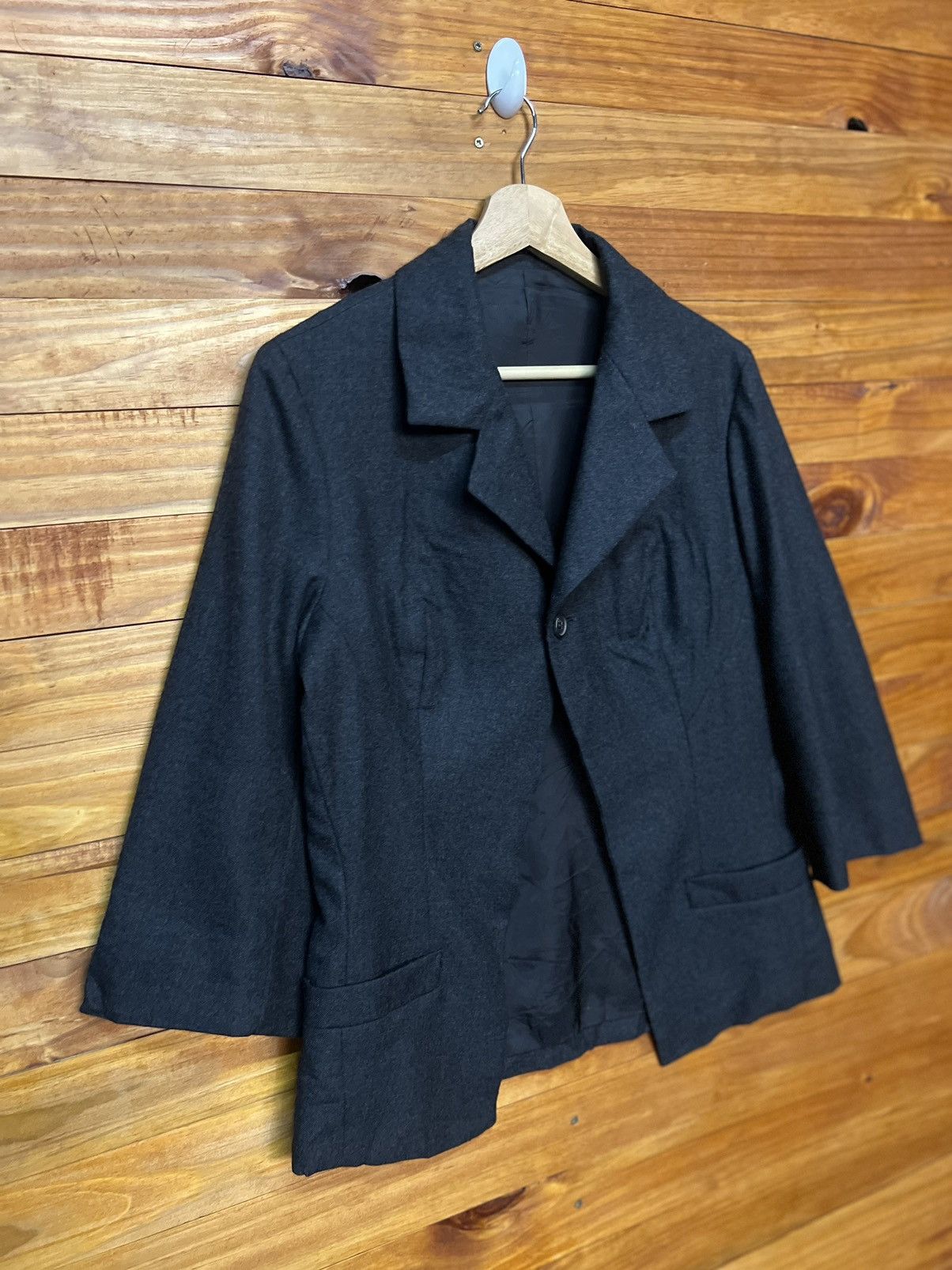 Yohji Yamamoto ARCHIVE🔥YOHJI YAMAMOTO LAINE WOOL COATS Size M / US 6-8 / IT 42-44 - 4 Thumbnail