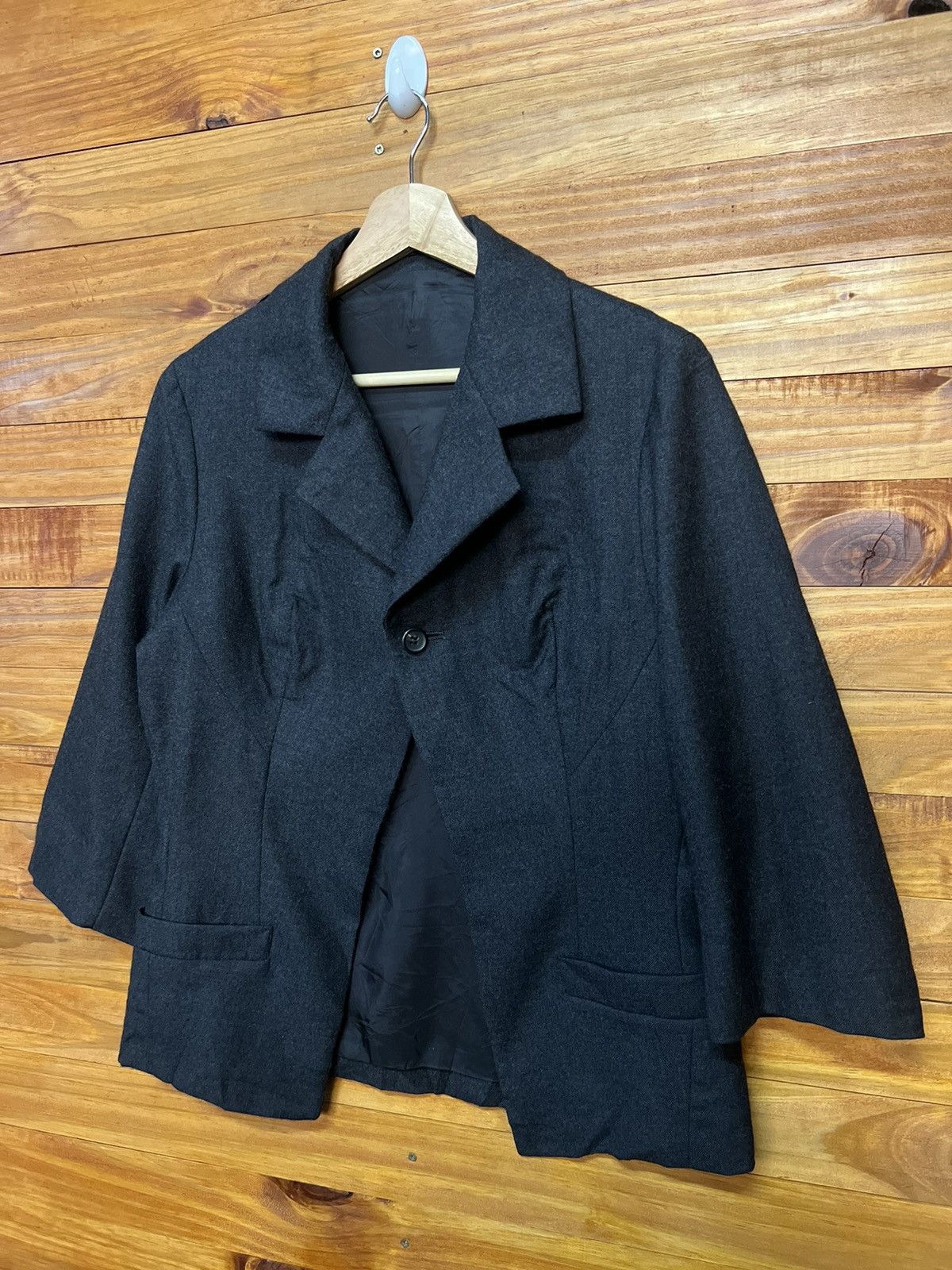 Yohji Yamamoto ARCHIVE🔥YOHJI YAMAMOTO LAINE WOOL COATS Size M / US 6-8 / IT 42-44 - 5 Thumbnail